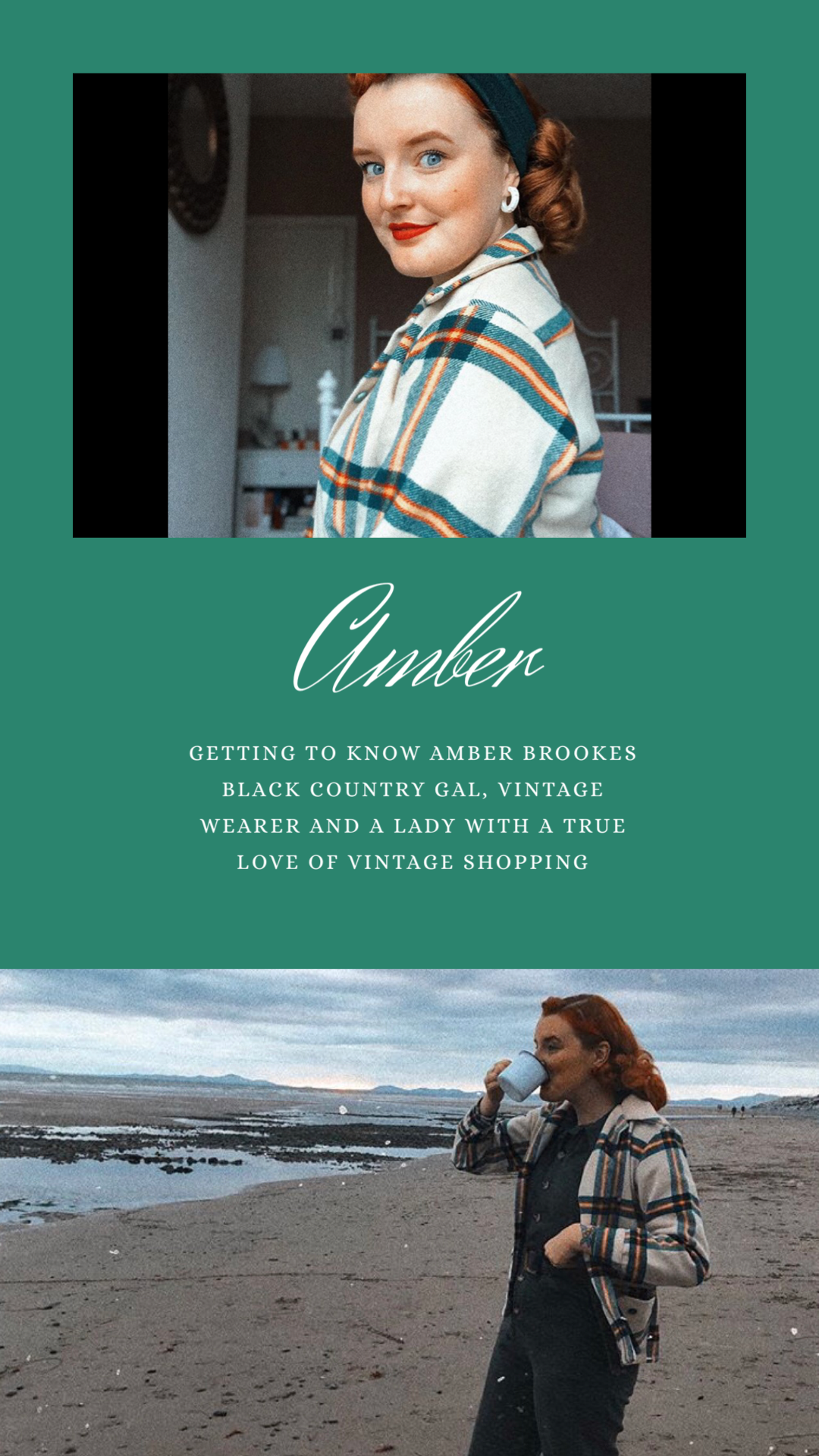 Getting to Know Amber Brookes - Black Country Gal, Vintage Wearer and a Lady With a True Love For Vintage Shopping