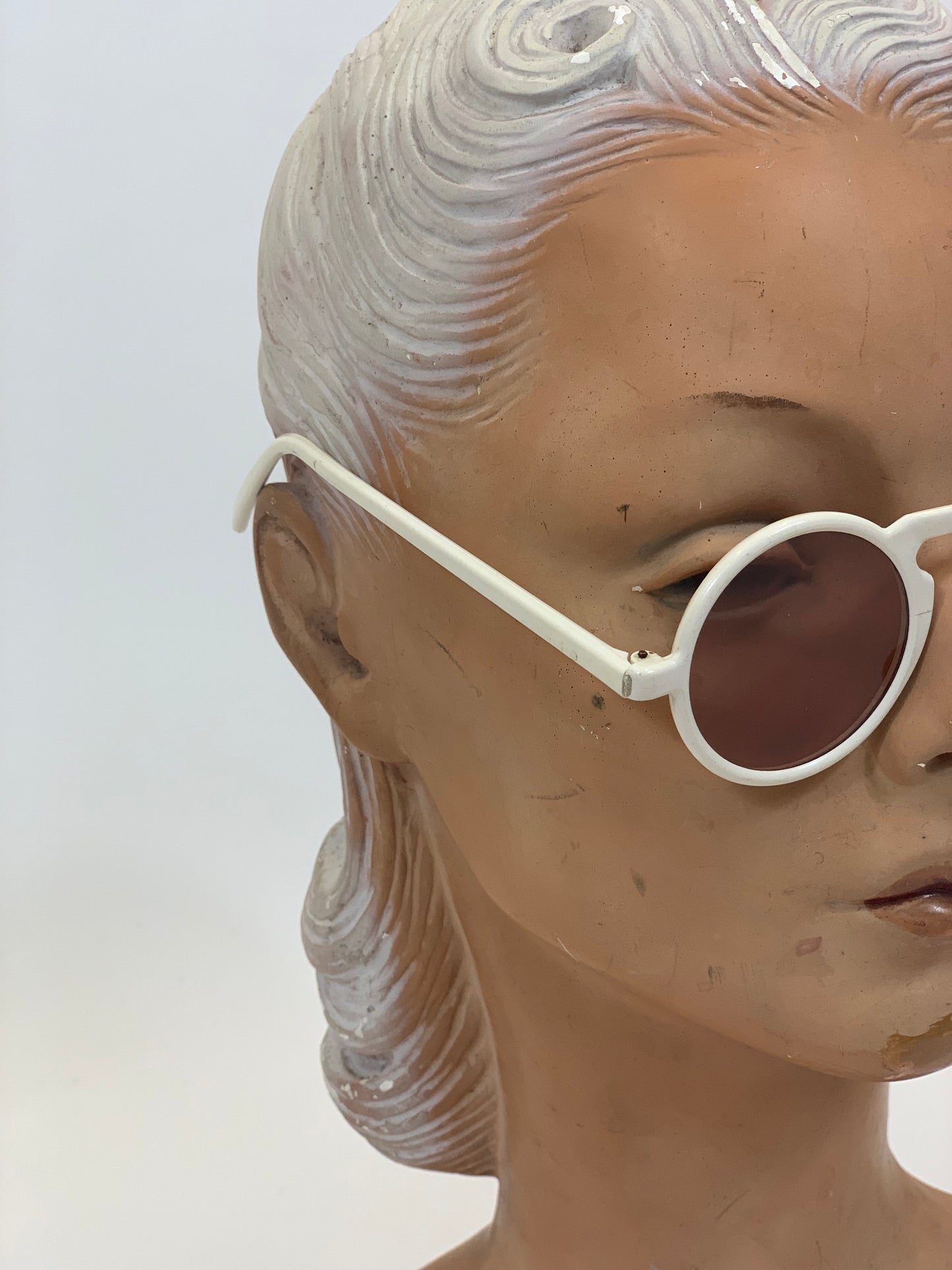 Original 1940’s Tinted Sunglasses - white