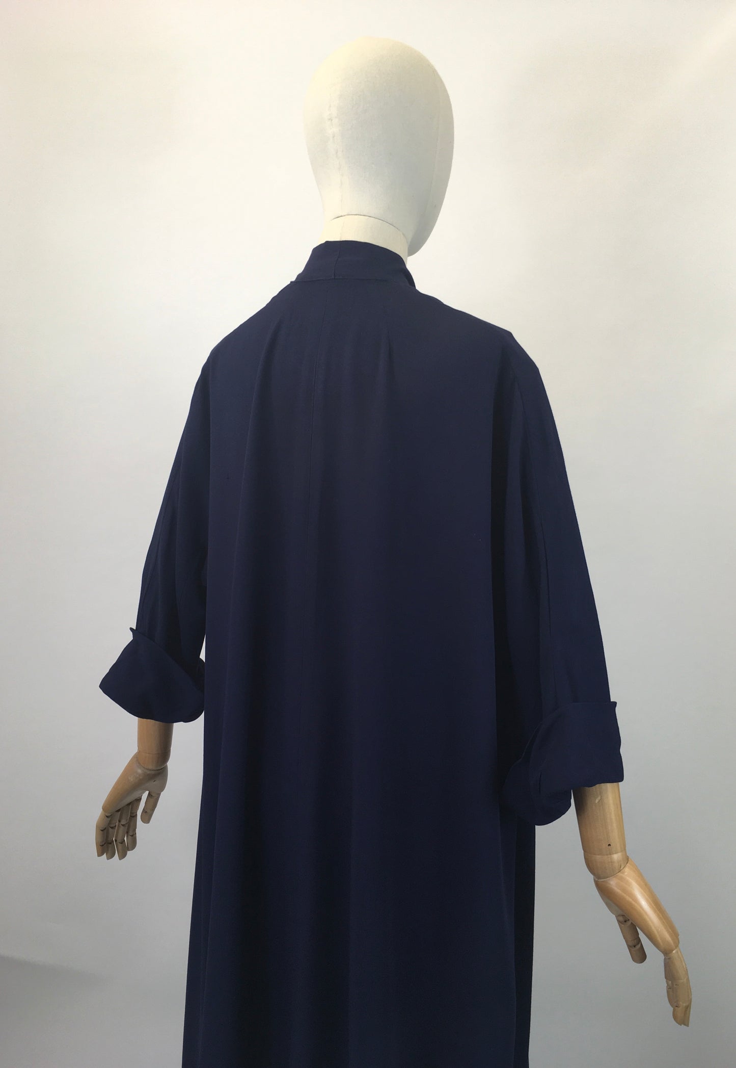 Original Early 1950’s Darling Swing Coat - In A Divine Royal Navy