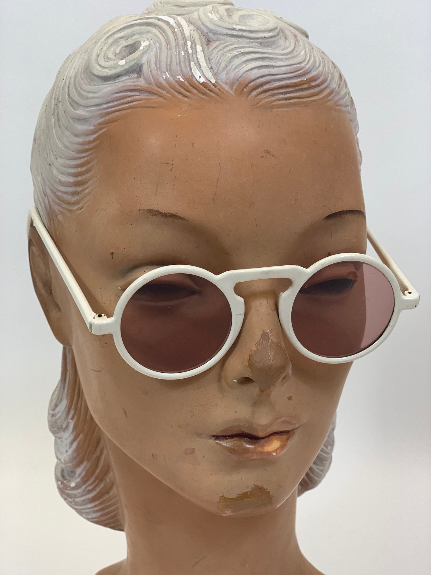 Original 1940’s Tinted Sunglasses - white