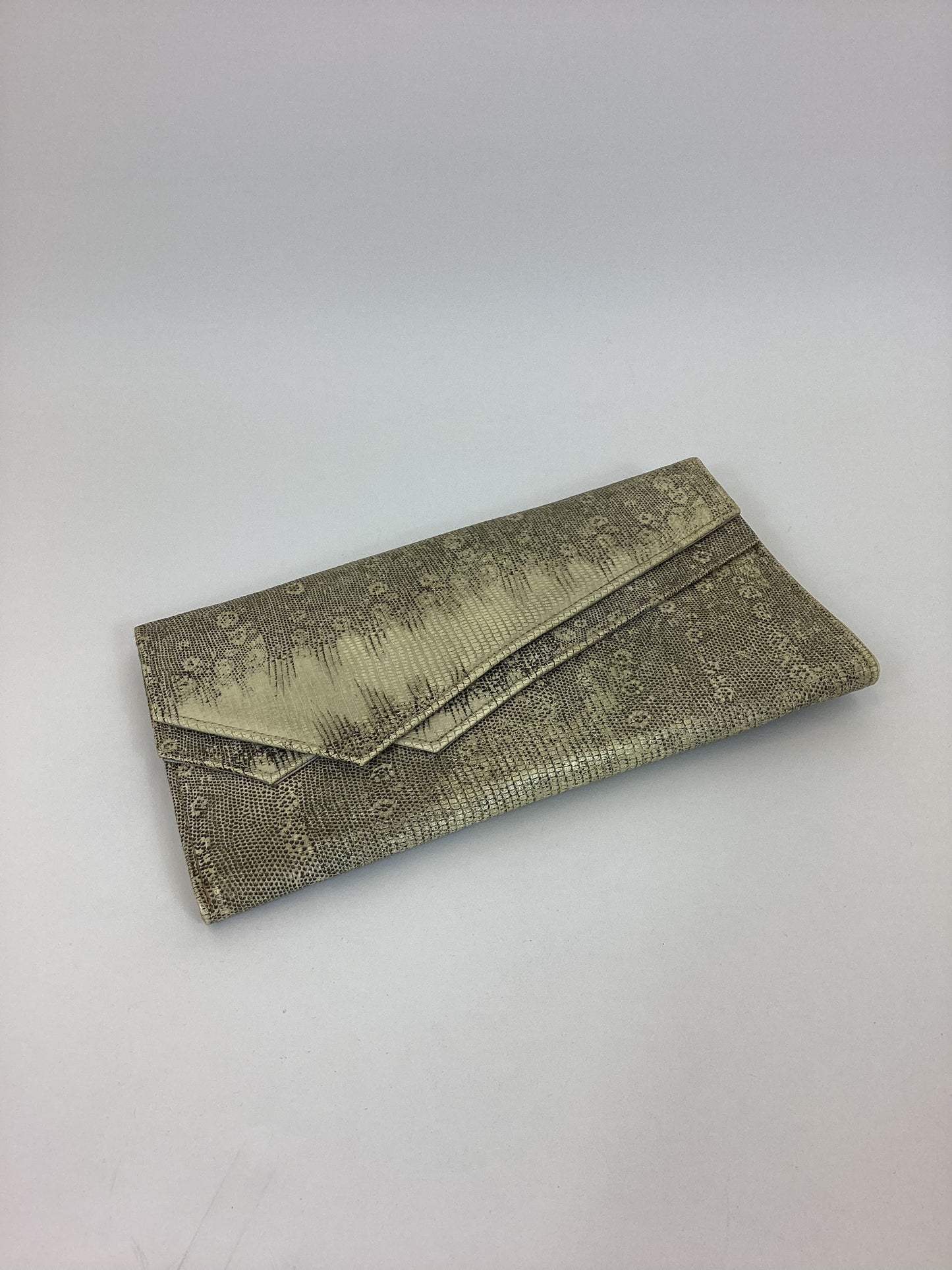 Original 1930s Fabulous Skin Clutch bag - in natural colour