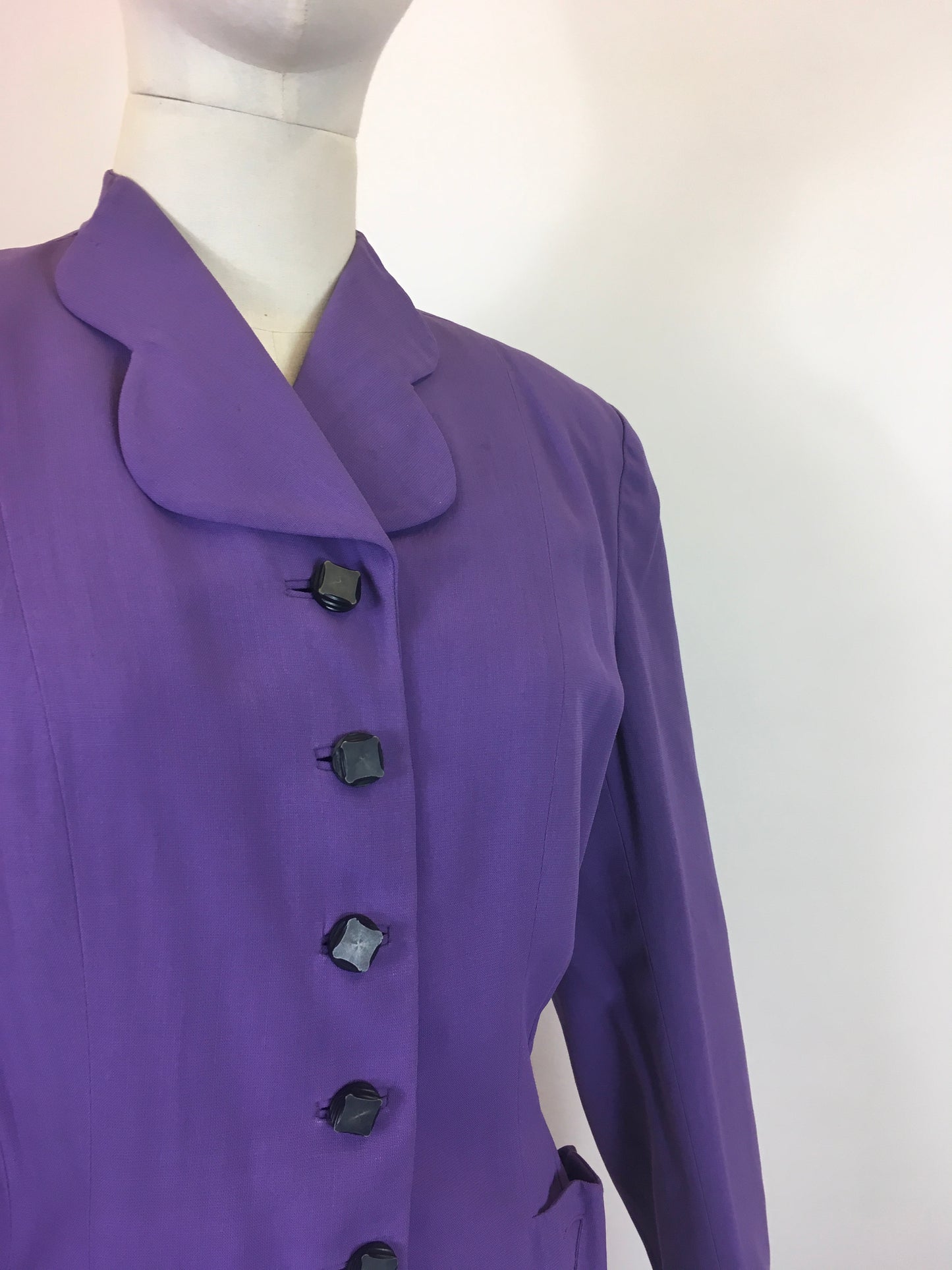 Original Divine 1940’s 2pc suit - Cadbury Purple