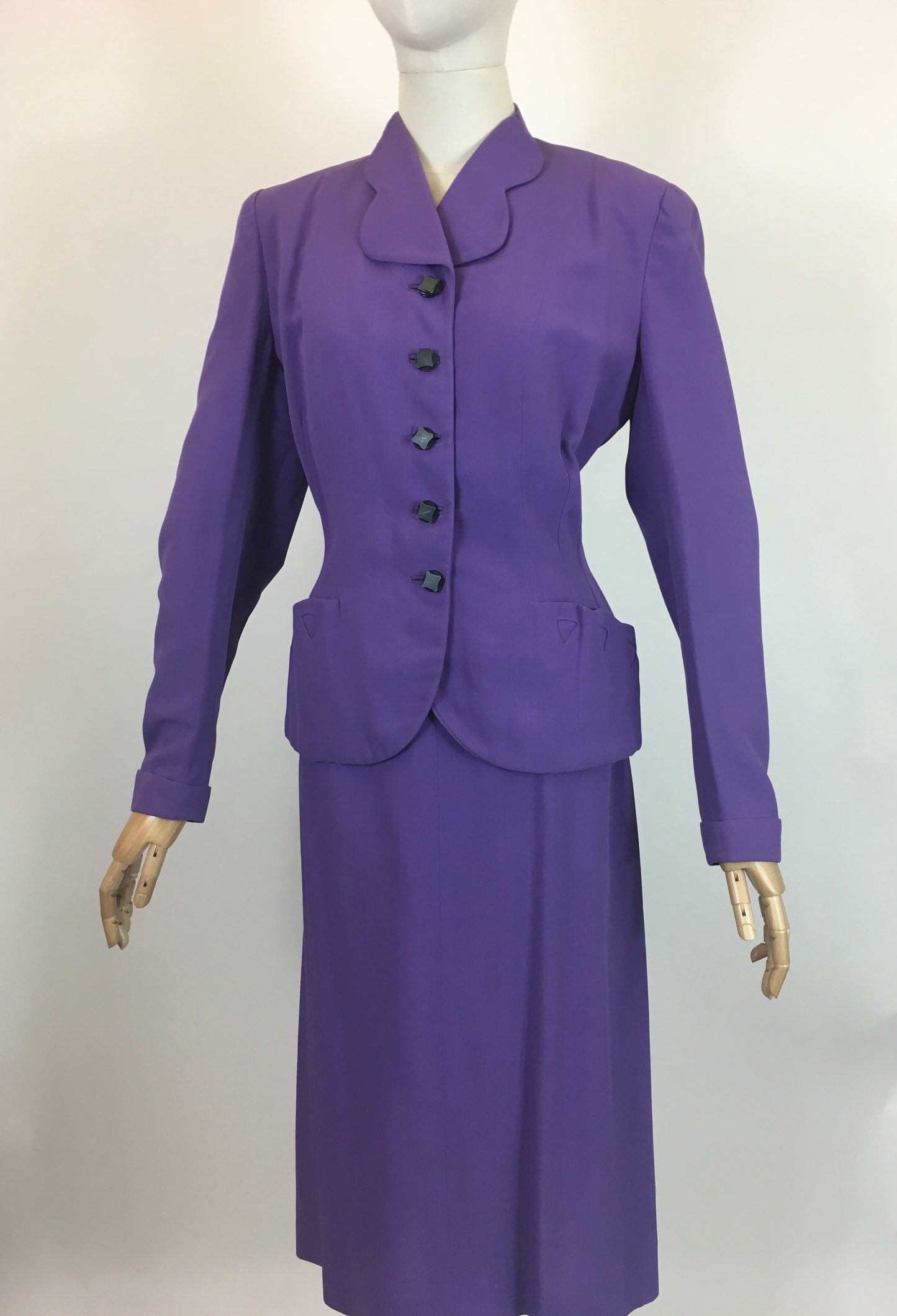 Original Divine 1940’s 2pc suit - Cadbury Purple