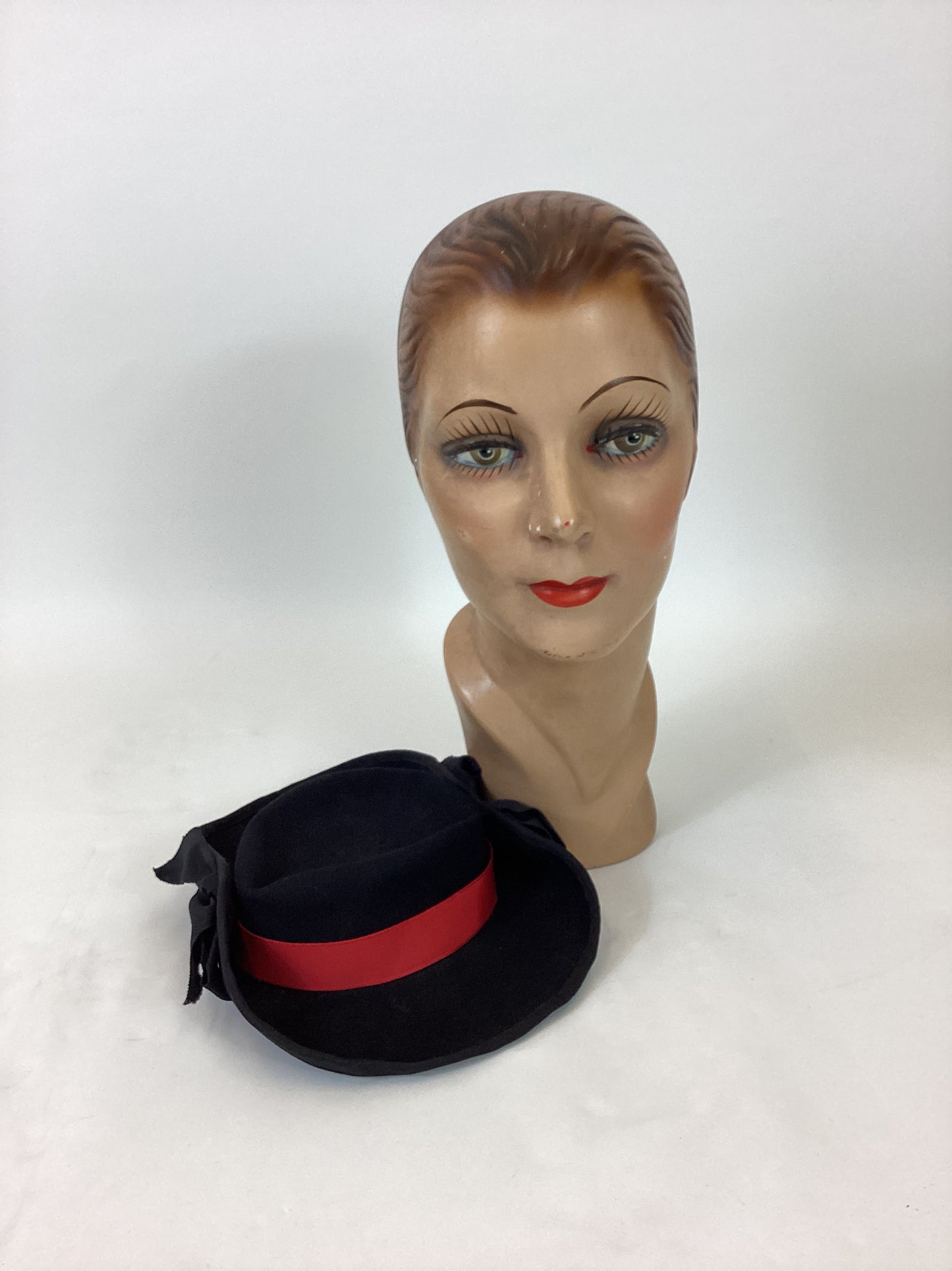 Original 40’s Gorgeous small Topper - Black / Red combination