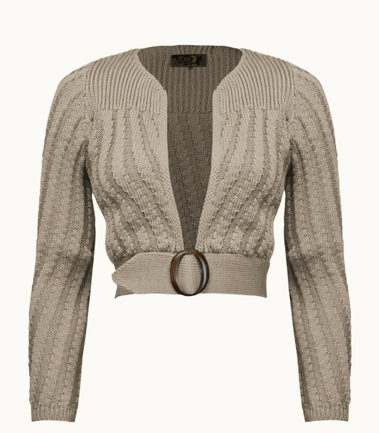 House Of Foxy Reproduction Datemaker Cardigan in Pearl
