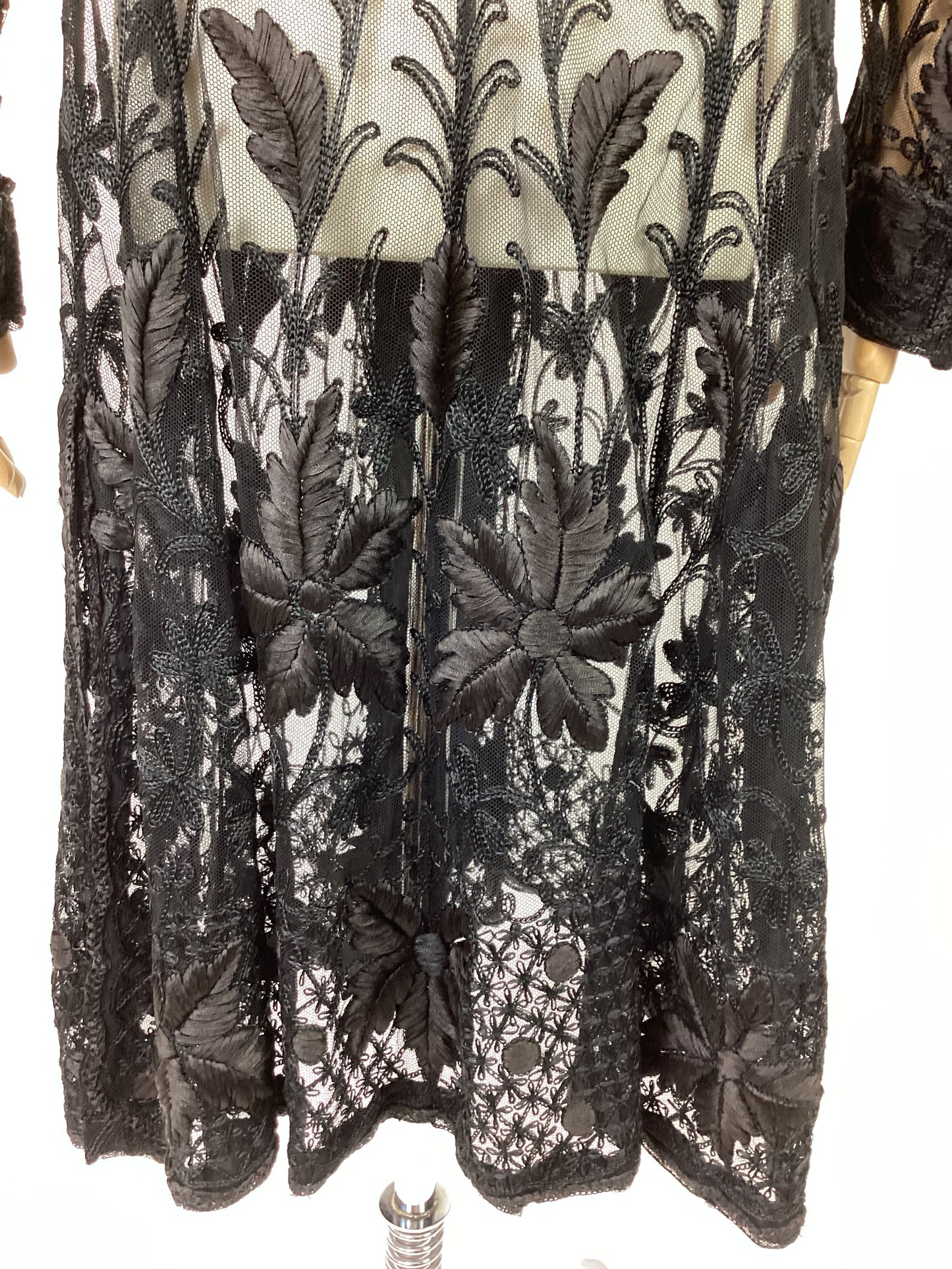 Original 1910’s Exquisite coat - Black Sheer Lace