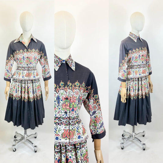 Original 1950’s Fabulous 2 pc suit