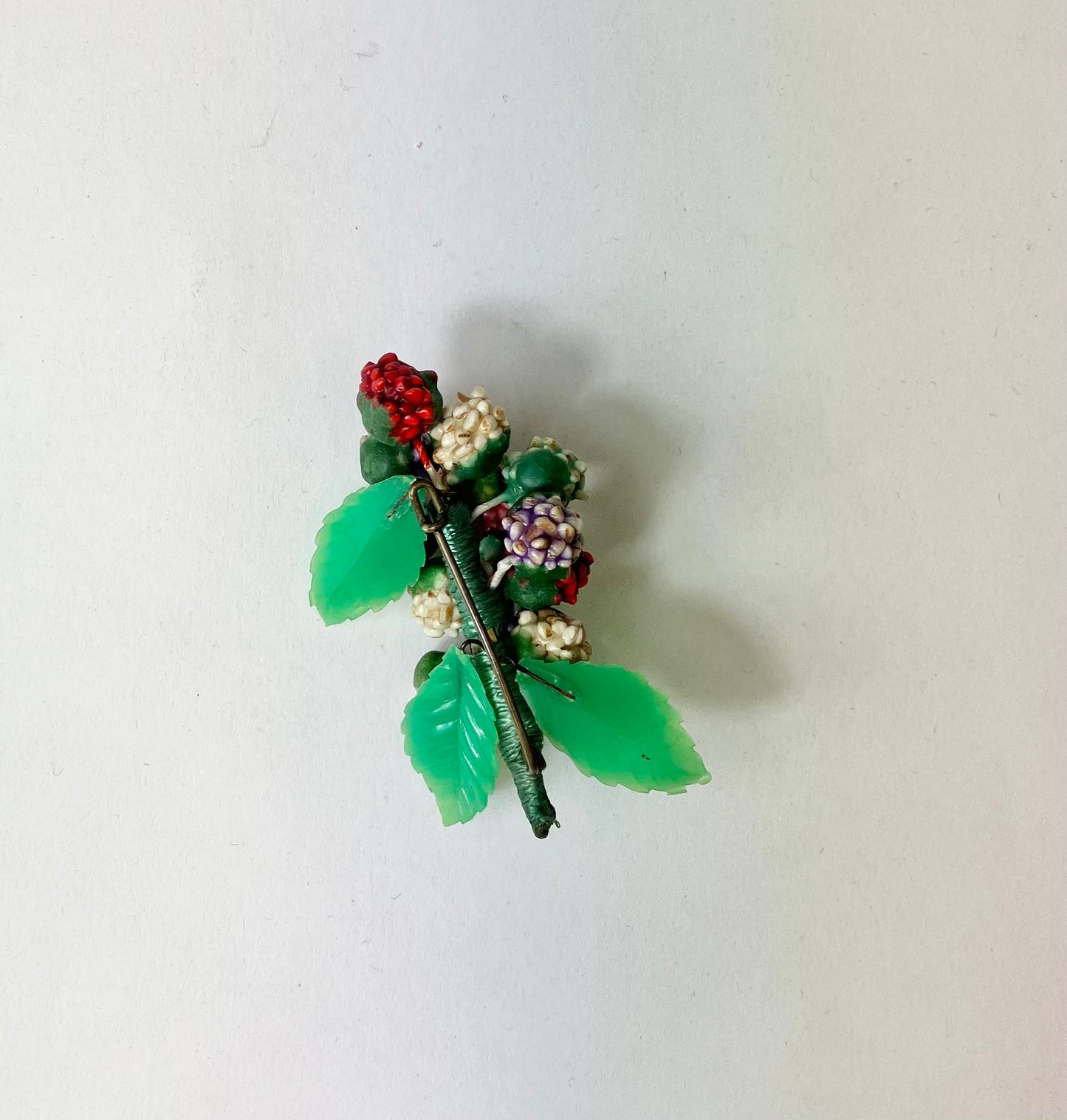 Original 1940's Beautiful  Fruit Berry Brooch