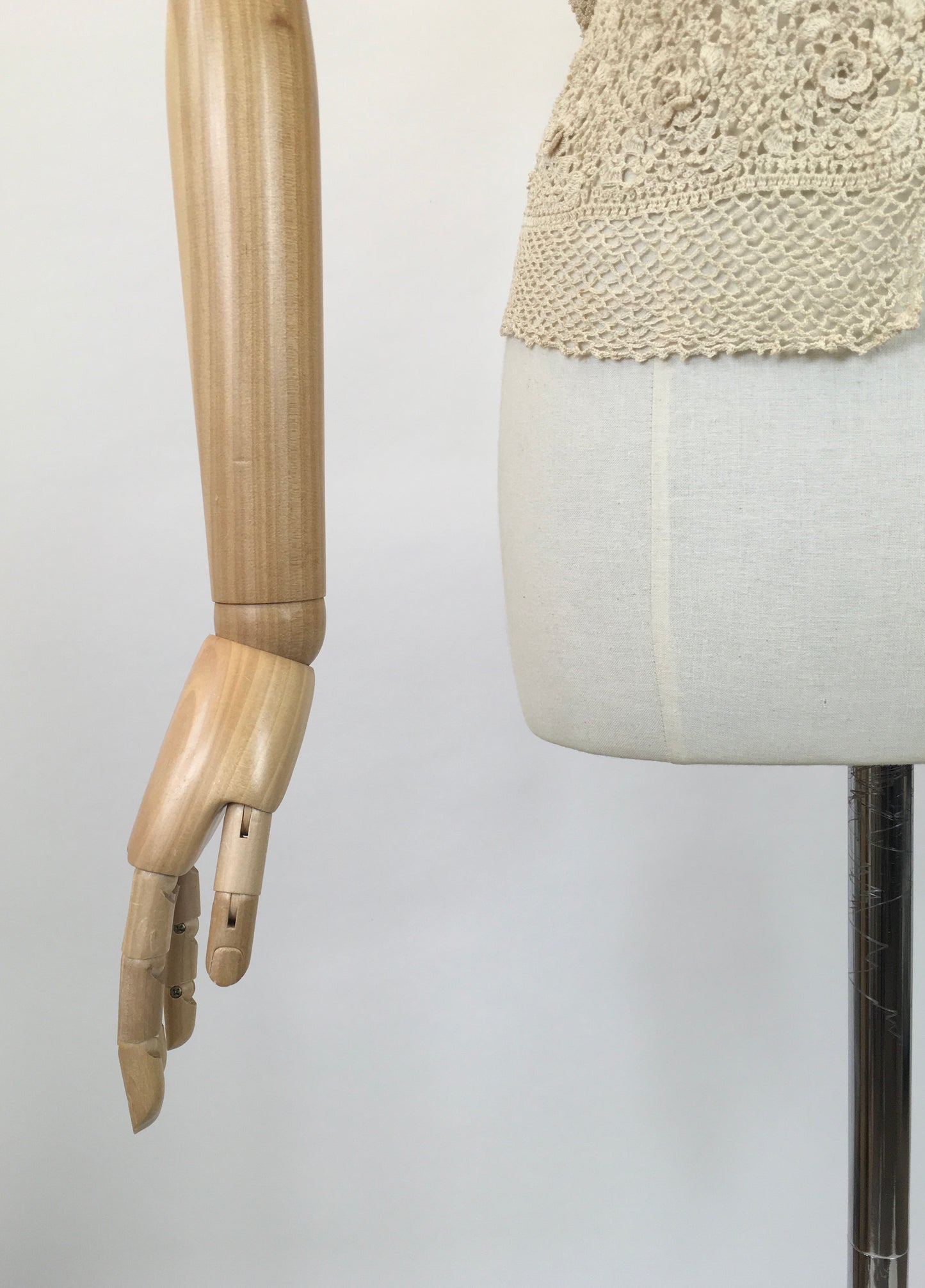Original 30’s Crochet Blouse - in Cream