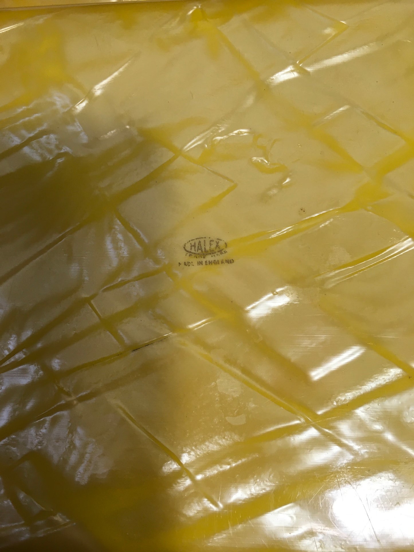 Original Xylonite Dressing Table Set - in Sunshine Yellow