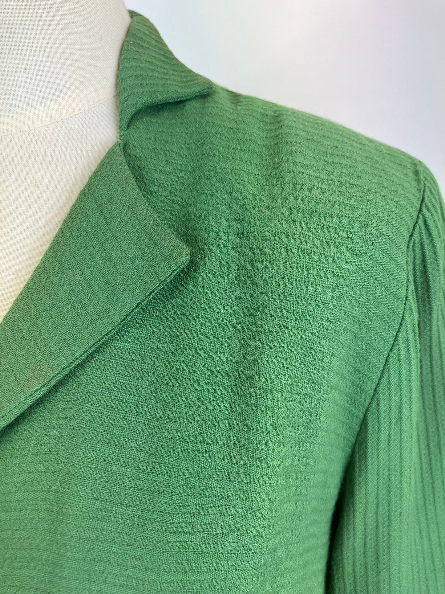 Original 1940’s Fabulous Dress - Emerald Green