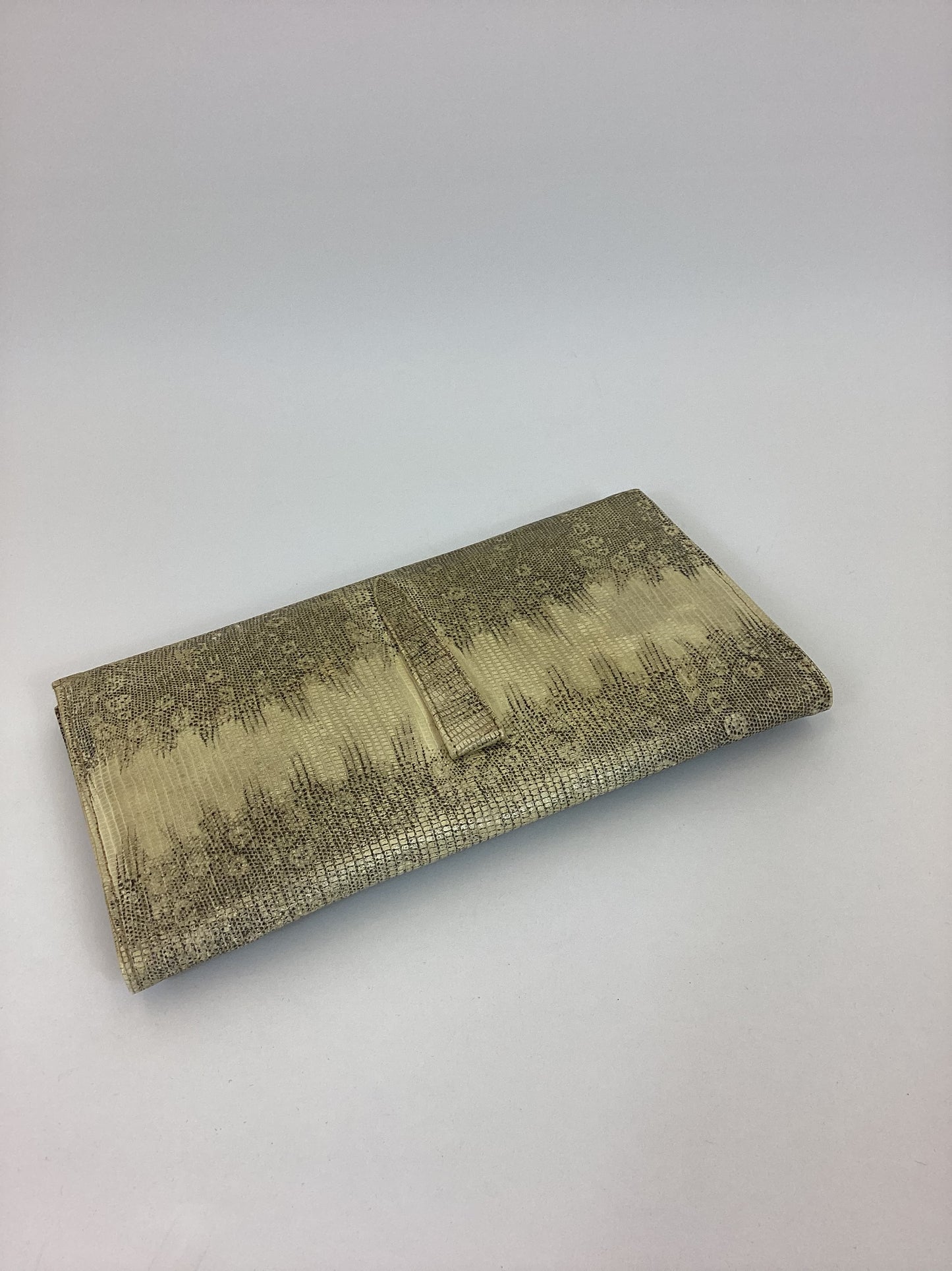 Original 1930s Fabulous Skin Clutch bag - in natural colour