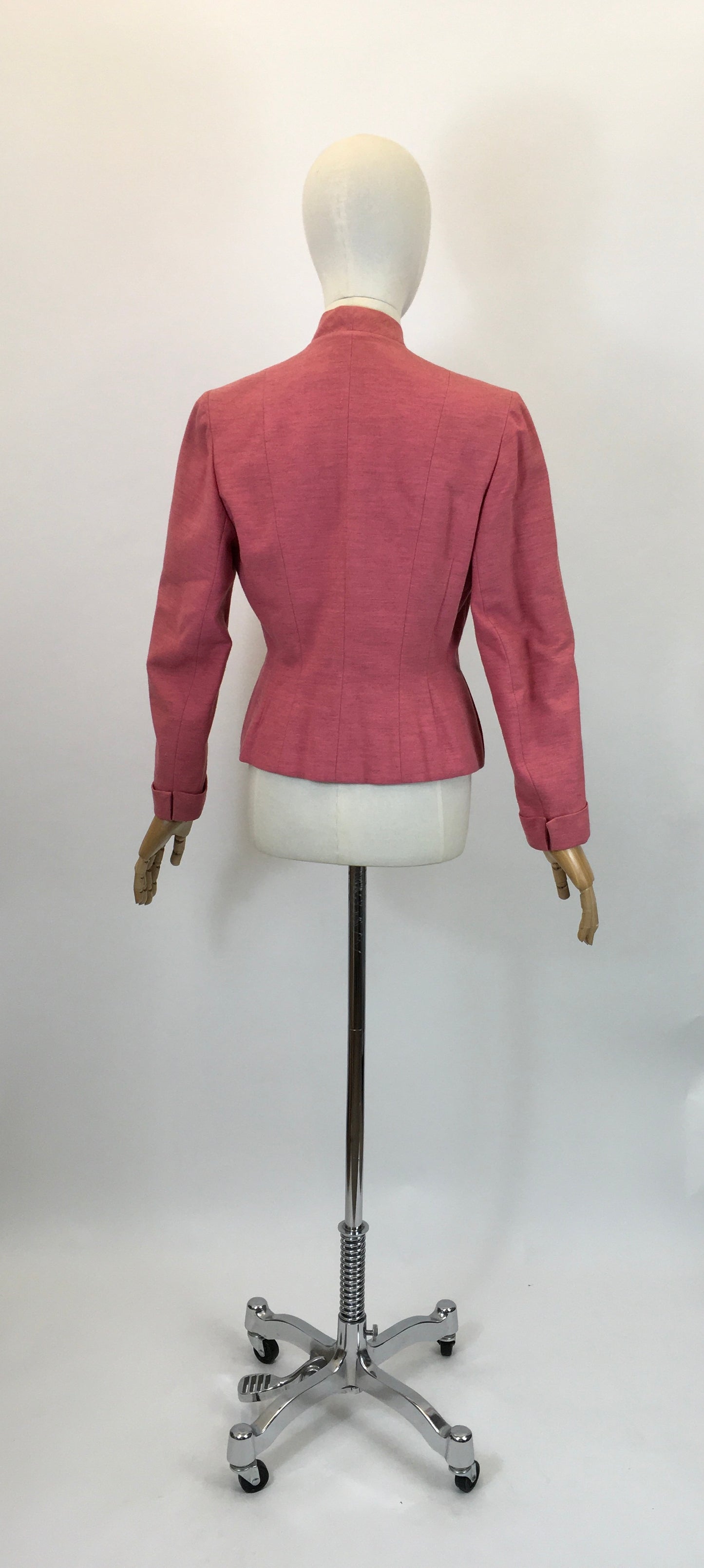 Original late 40’s/ early 50's Fabulous jacket - in Bubblegum Pink grain