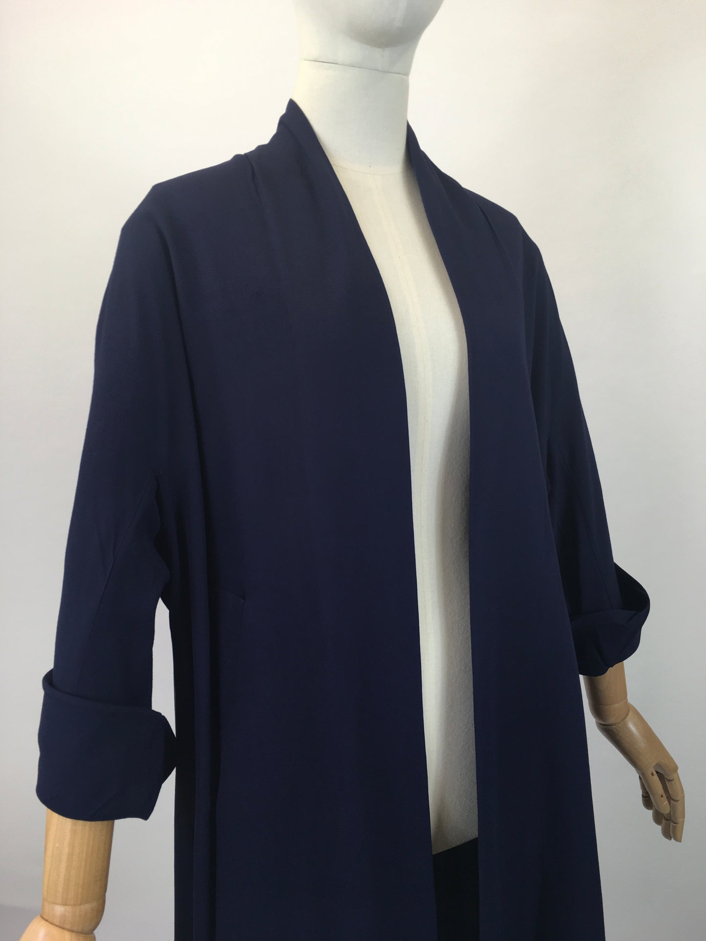 Original Early 1950’s Darling Swing Coat - In A Divine Royal Navy