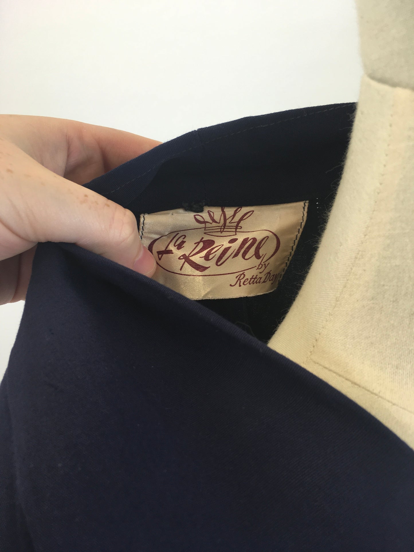 Original Early 1950’s Darling Swing Coat - In A Divine Royal Navy