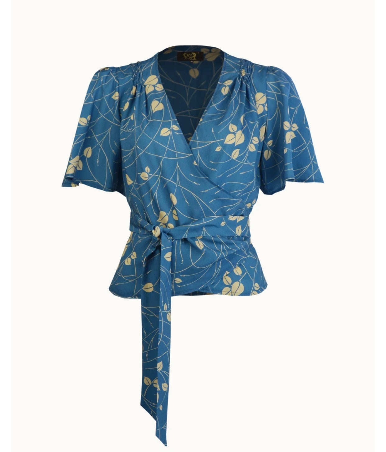House of Foxy 1930’s Wrap Blouse - Eden