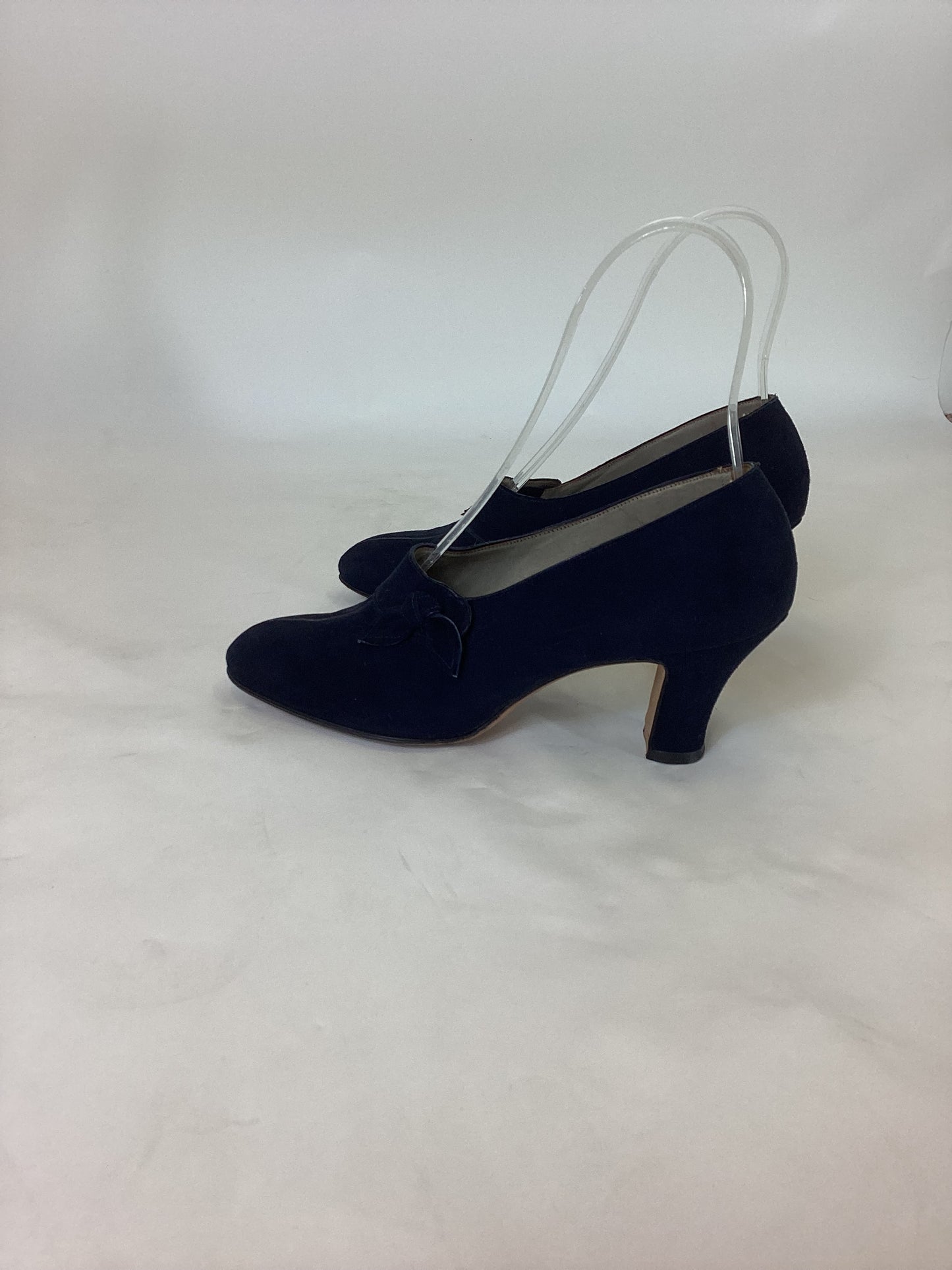 Original Amazing 1940’s suede shoes - Navy