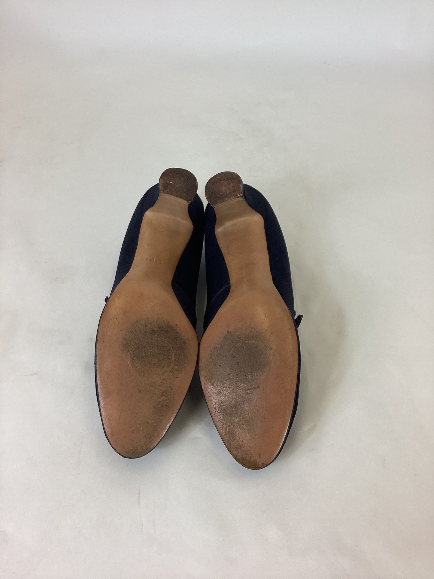 Original Amazing 1940’s suede shoes - Navy
