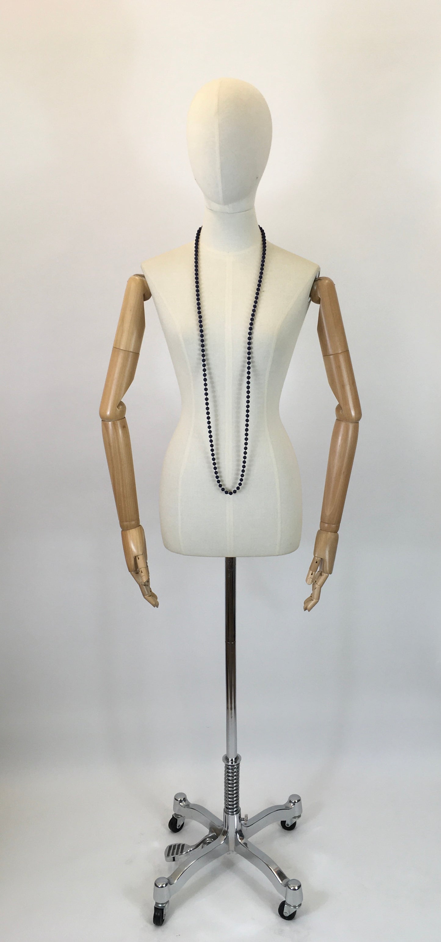 Original 40s early Celluloid Long beads - royal Navy