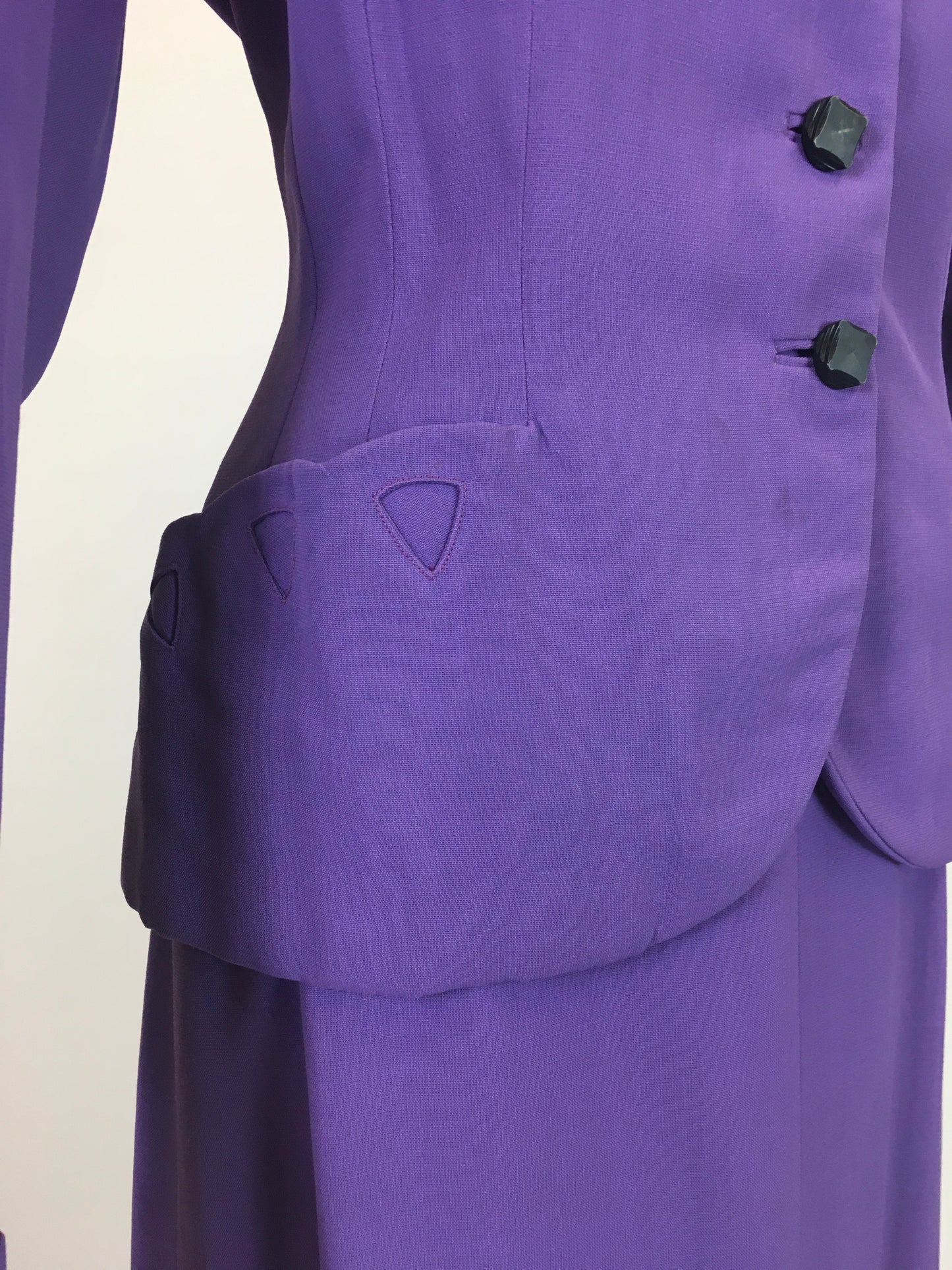 Original Divine 1940’s 2pc suit - Cadbury Purple