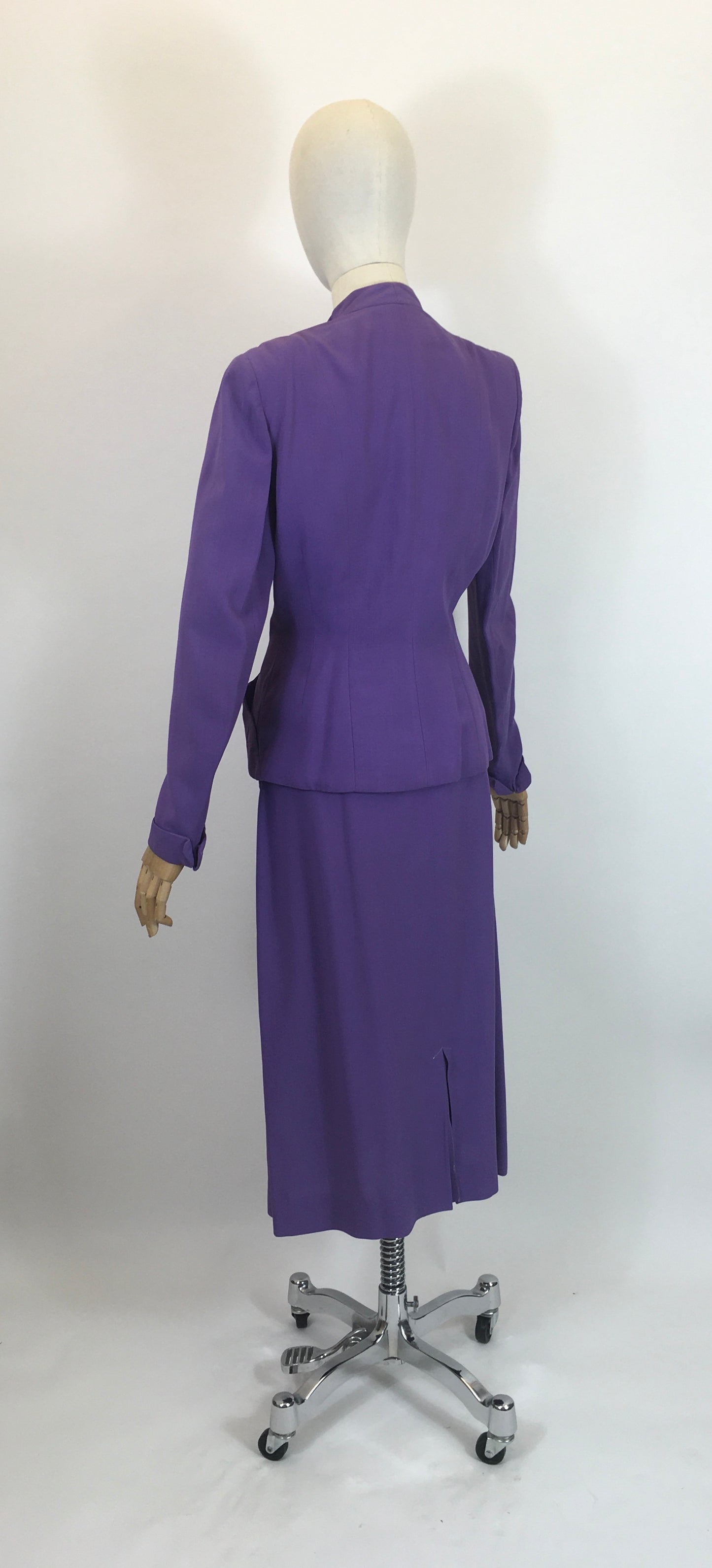 Original Divine 1940’s 2pc suit - Cadbury Purple