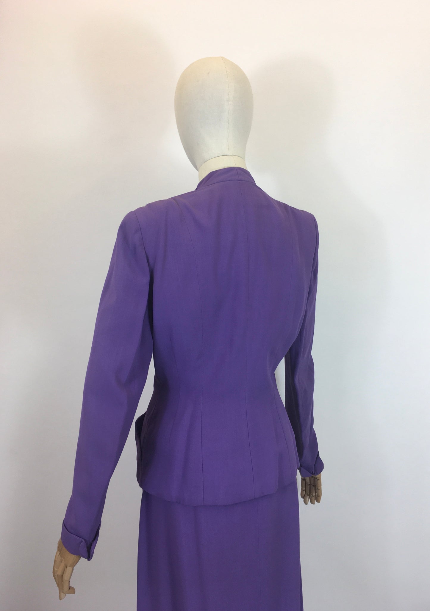 Original Divine 1940’s 2pc suit - Cadbury Purple