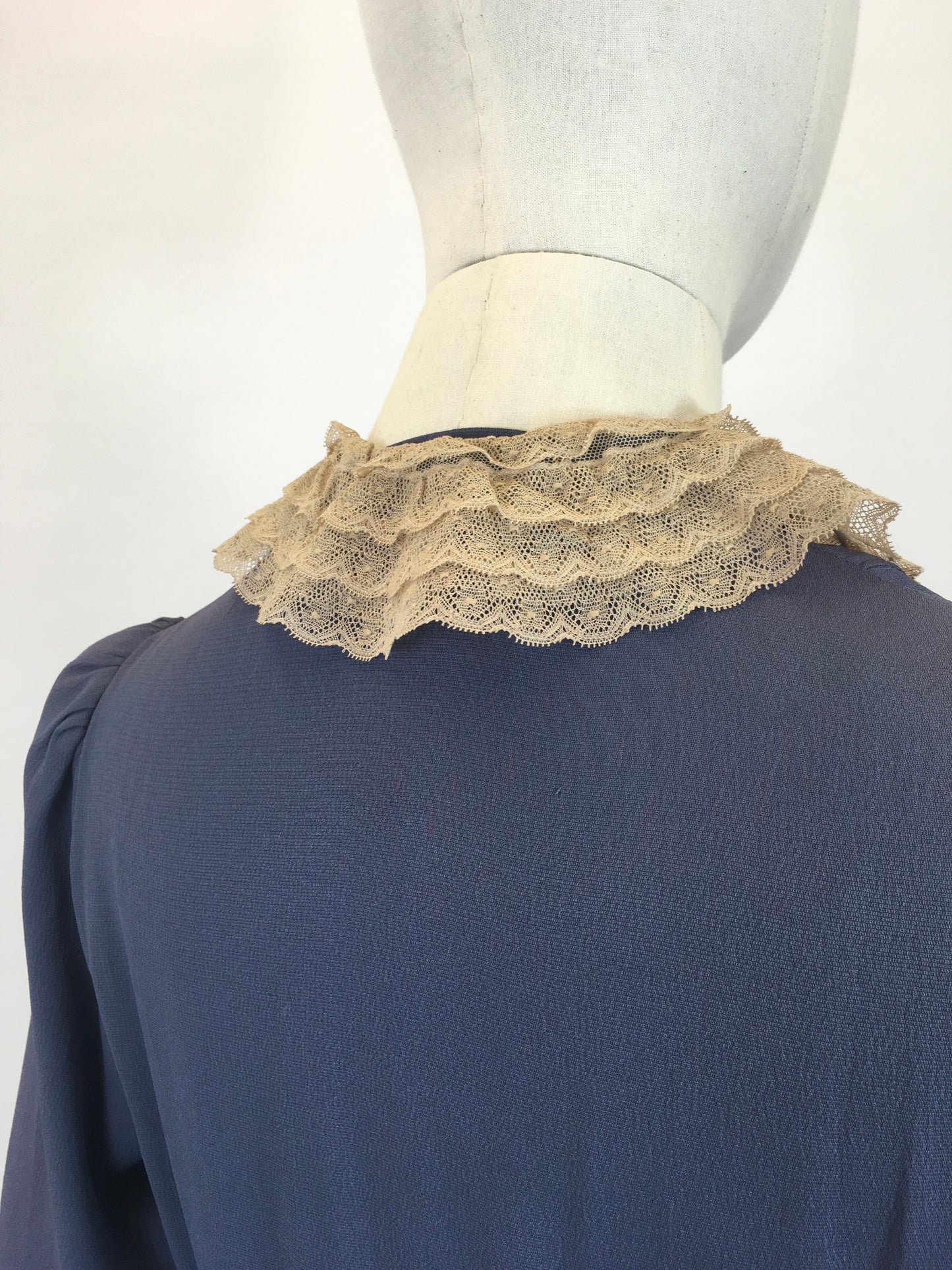 Original 1930’s Amazing Dress - in Slate Blue