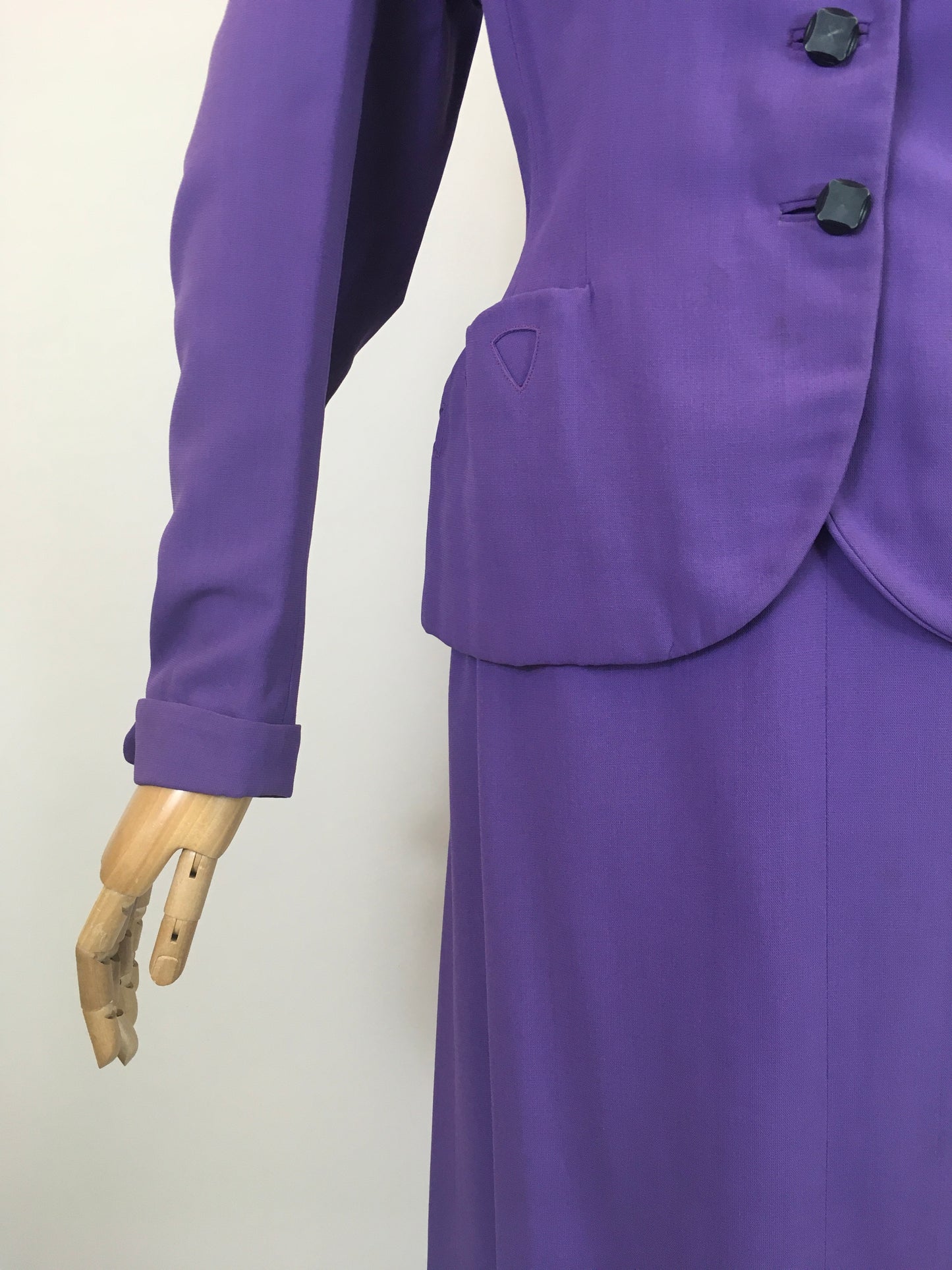 Original Divine 1940’s 2pc suit - Cadbury Purple