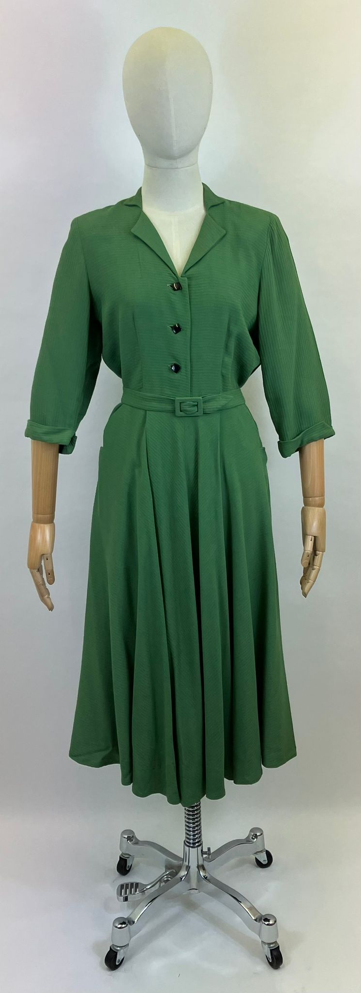 Original 1940’s Fabulous Dress - Emerald Green