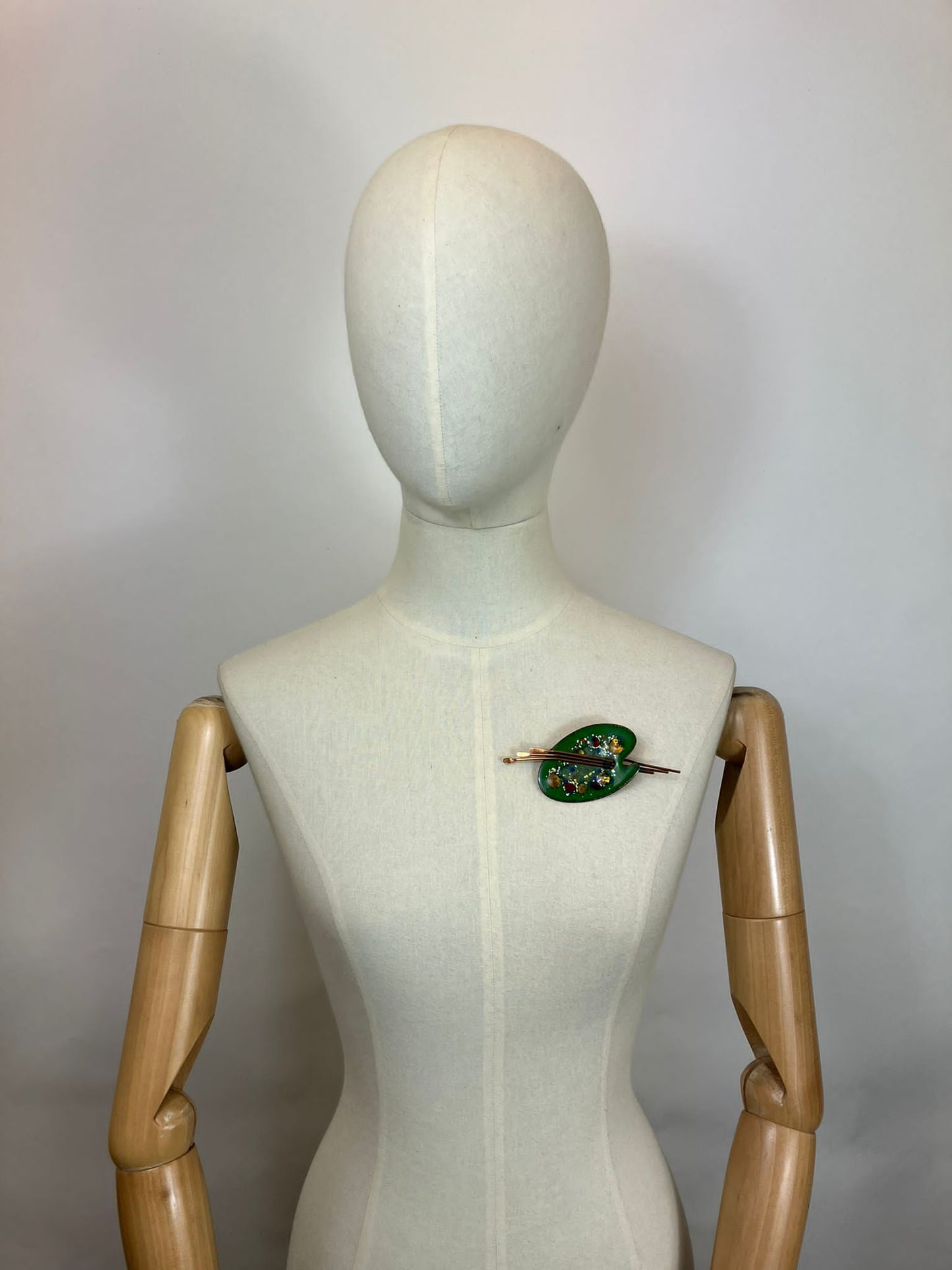 Original 1950’s Matisse Renoir Artist Palette brooh