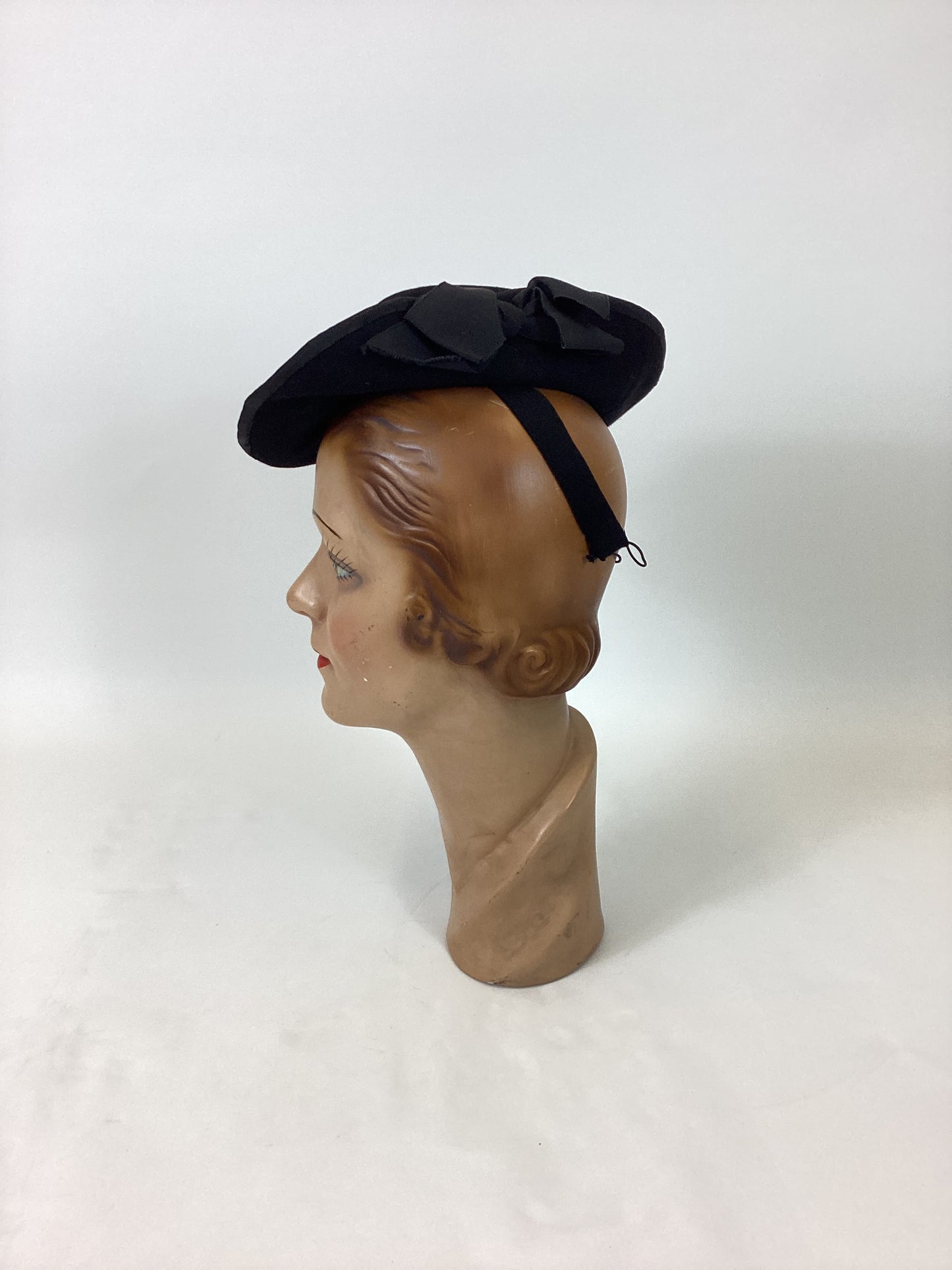 Original 40’s Gorgeous small Topper - Black / Red combination
