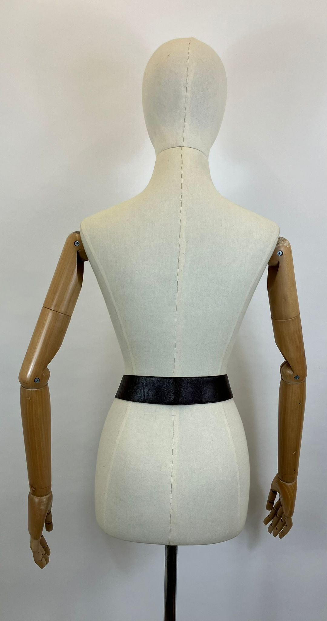 Original 1940’s Leather Belt - Dark Brown