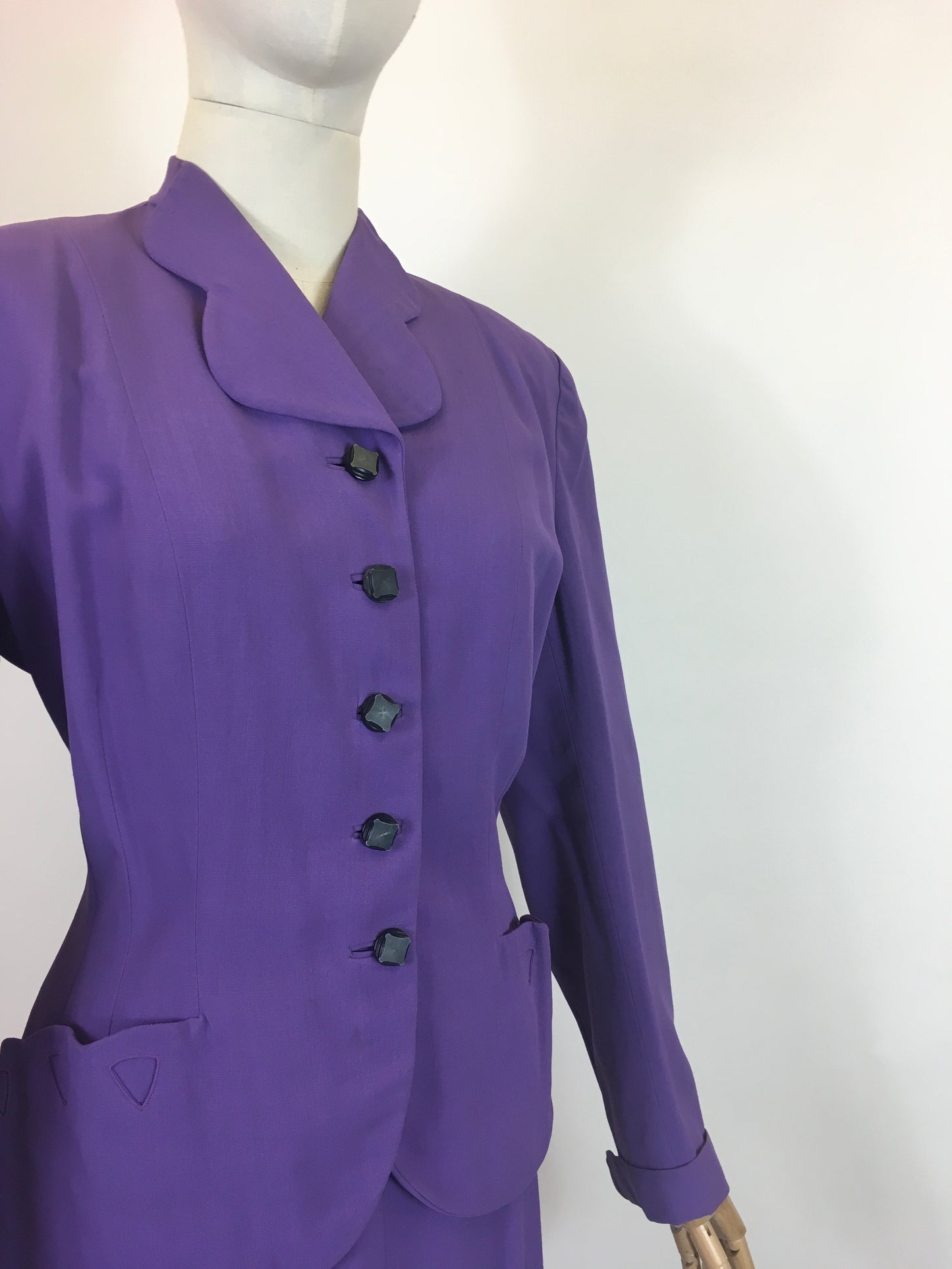 Original Divine 1940’s 2pc suit - Cadbury Purple