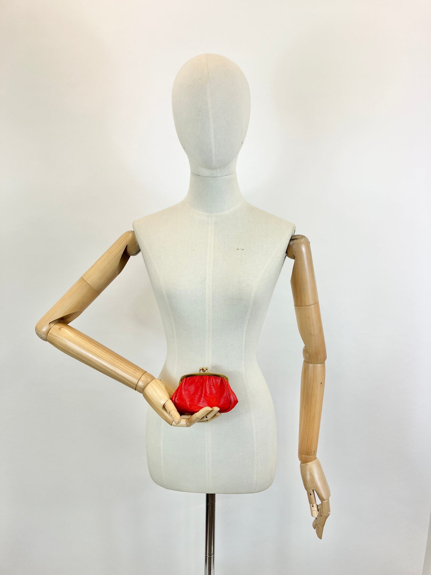 Original 50’s Leather coin purse - Red