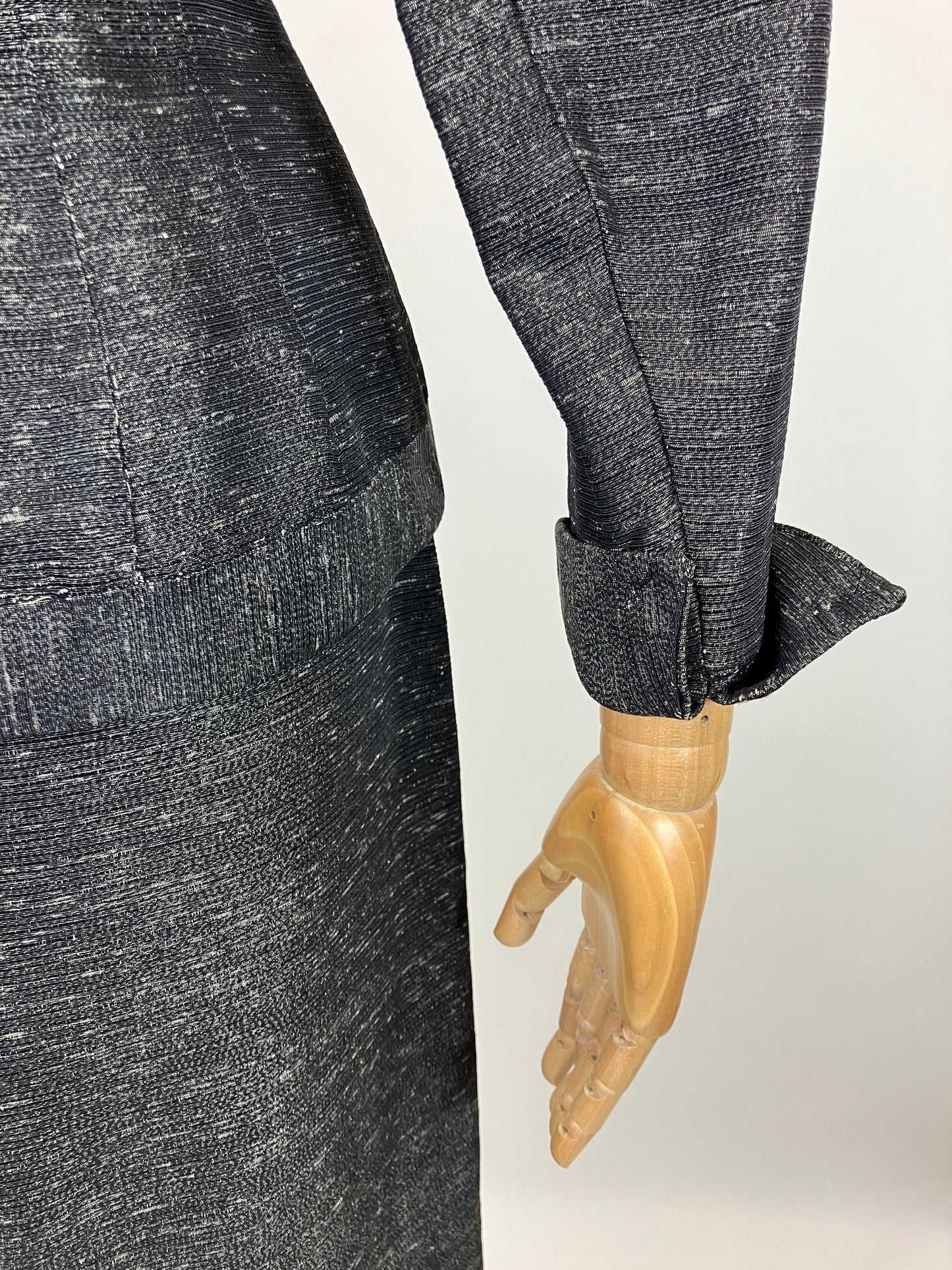 Original Late 40’s  Beautiful Fleck suit - in Charcoal