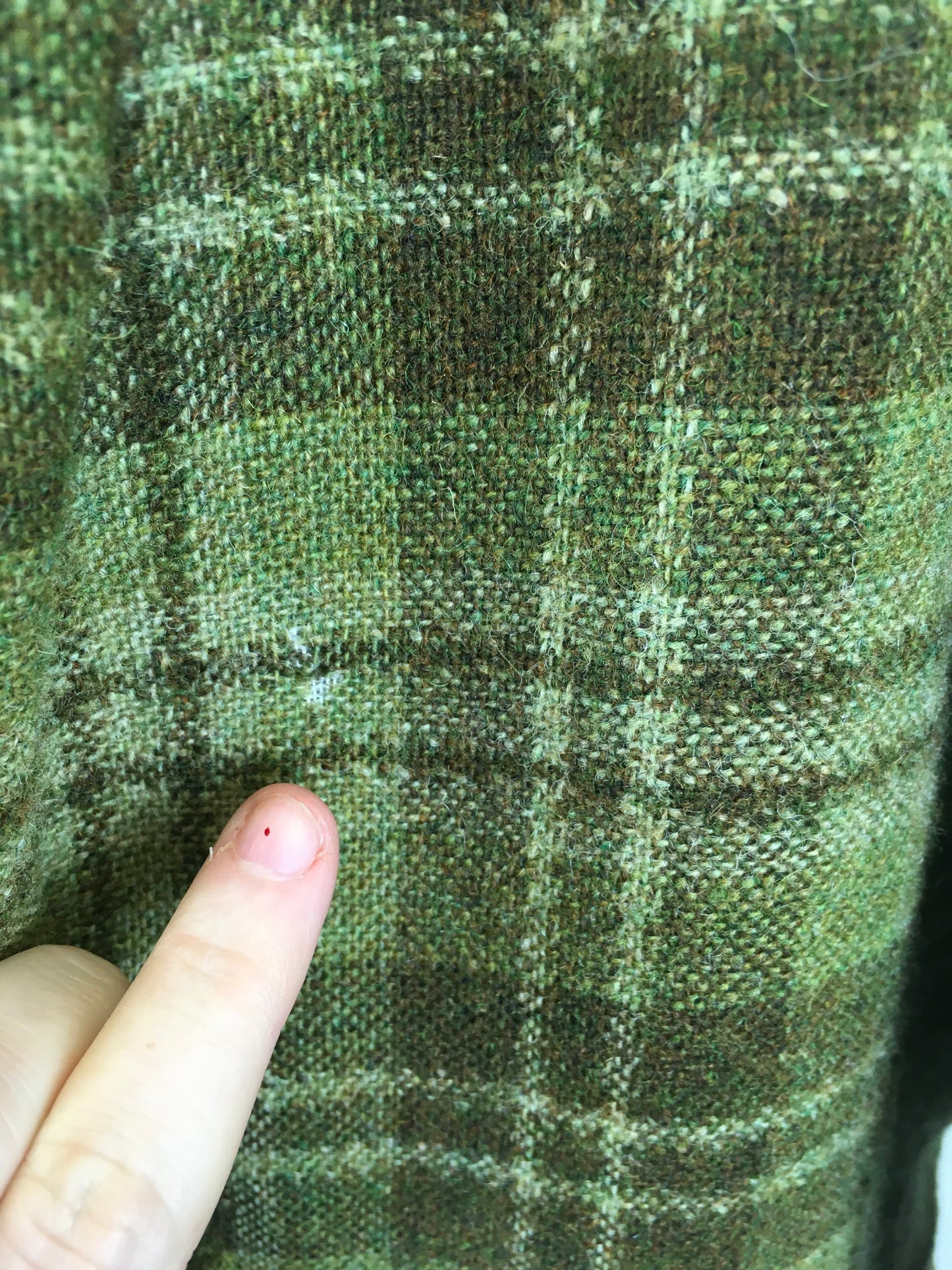 Original 1950’s FABULOUS Green Check Jacket/ Coat - Classic 50’s Styling & Great Pockets
