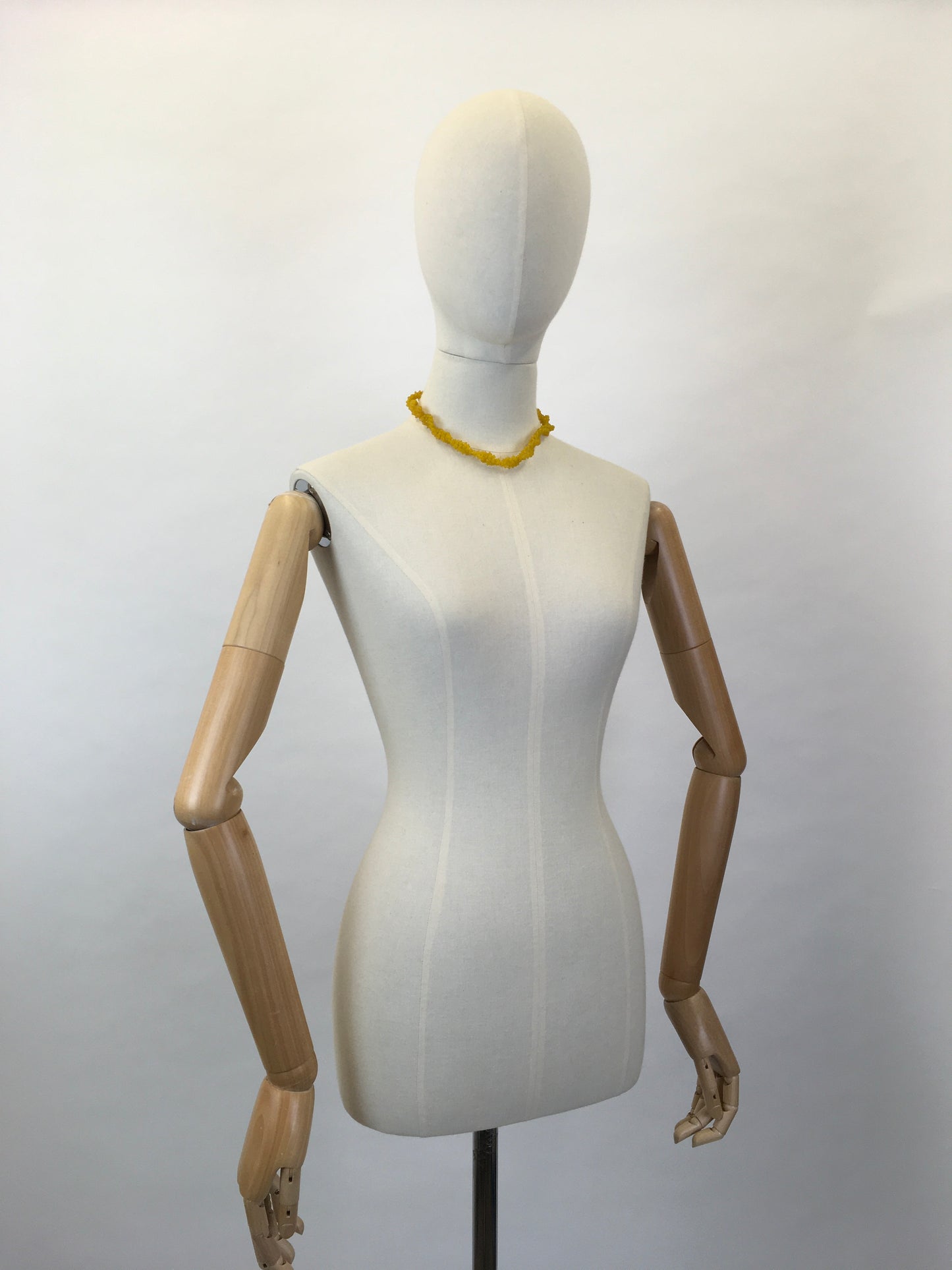 Original Early 1950’s ‘ Scoobie ‘ Necklace - In a Gorgeous Sunshine Yellow