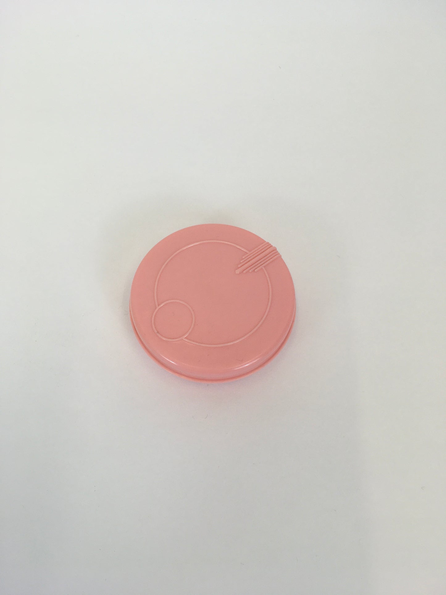 Original 1930’s / 1940’s Celluloid Vanity Pot - In A Soft Powdered Pink Perfect For A Vintage Vanity