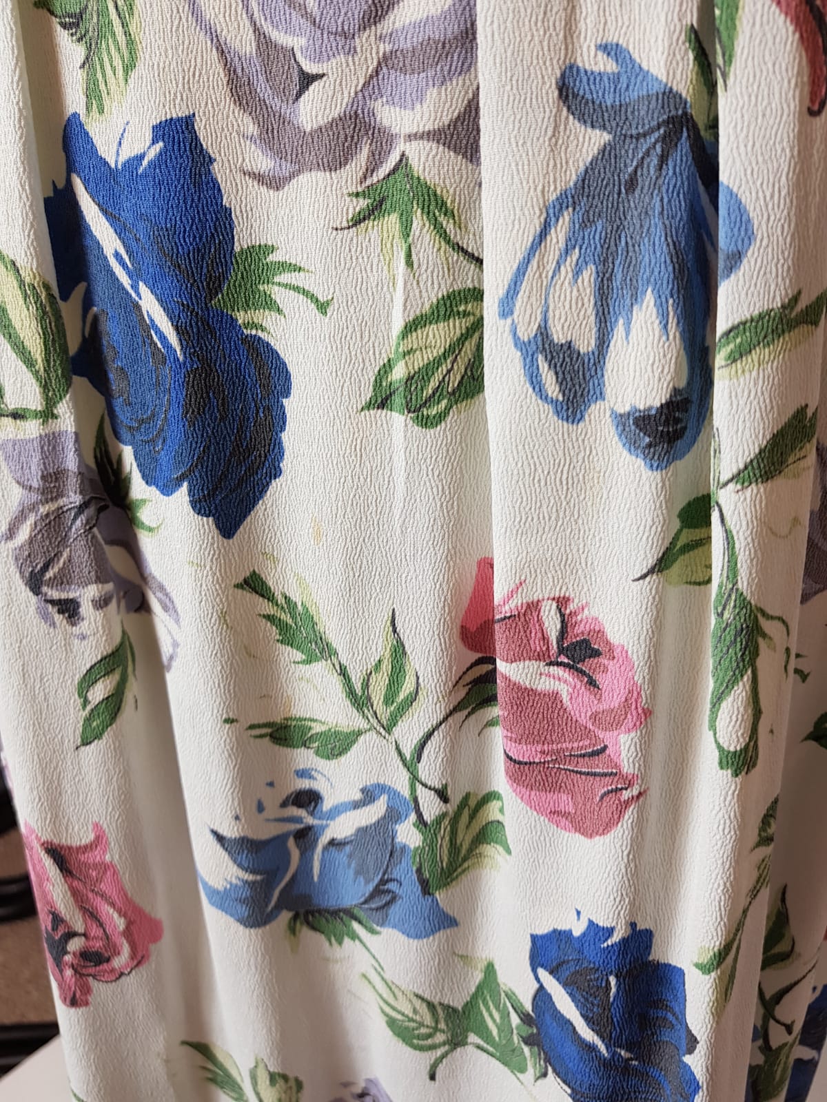 Original 1940’s Darling St. Michael Day Dress - In. A Pretty Pastel Colour Palette