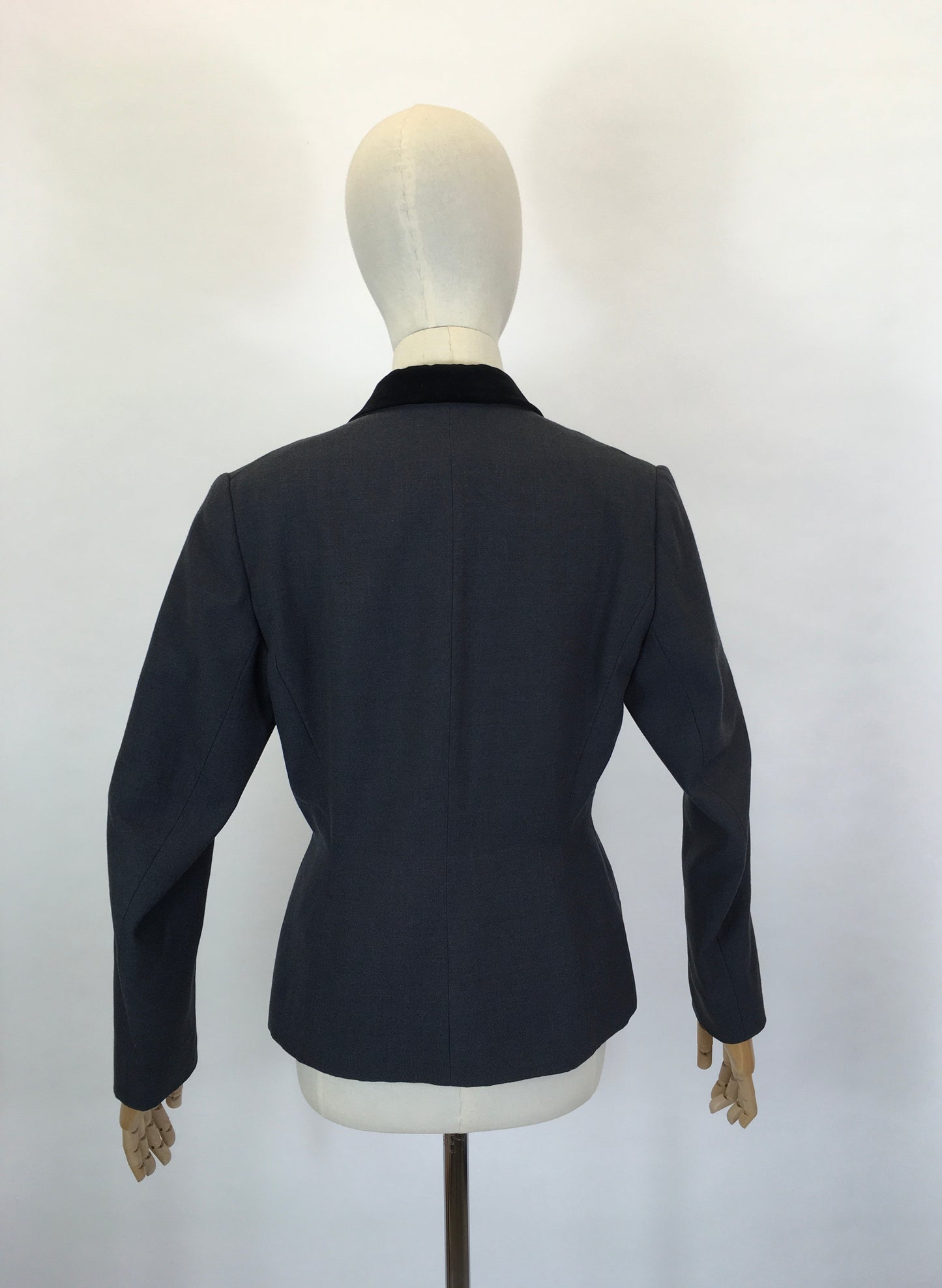 Original Late 1940’s early 1950’s Grey Fitted Jacket - By ‘ Simon Massey’