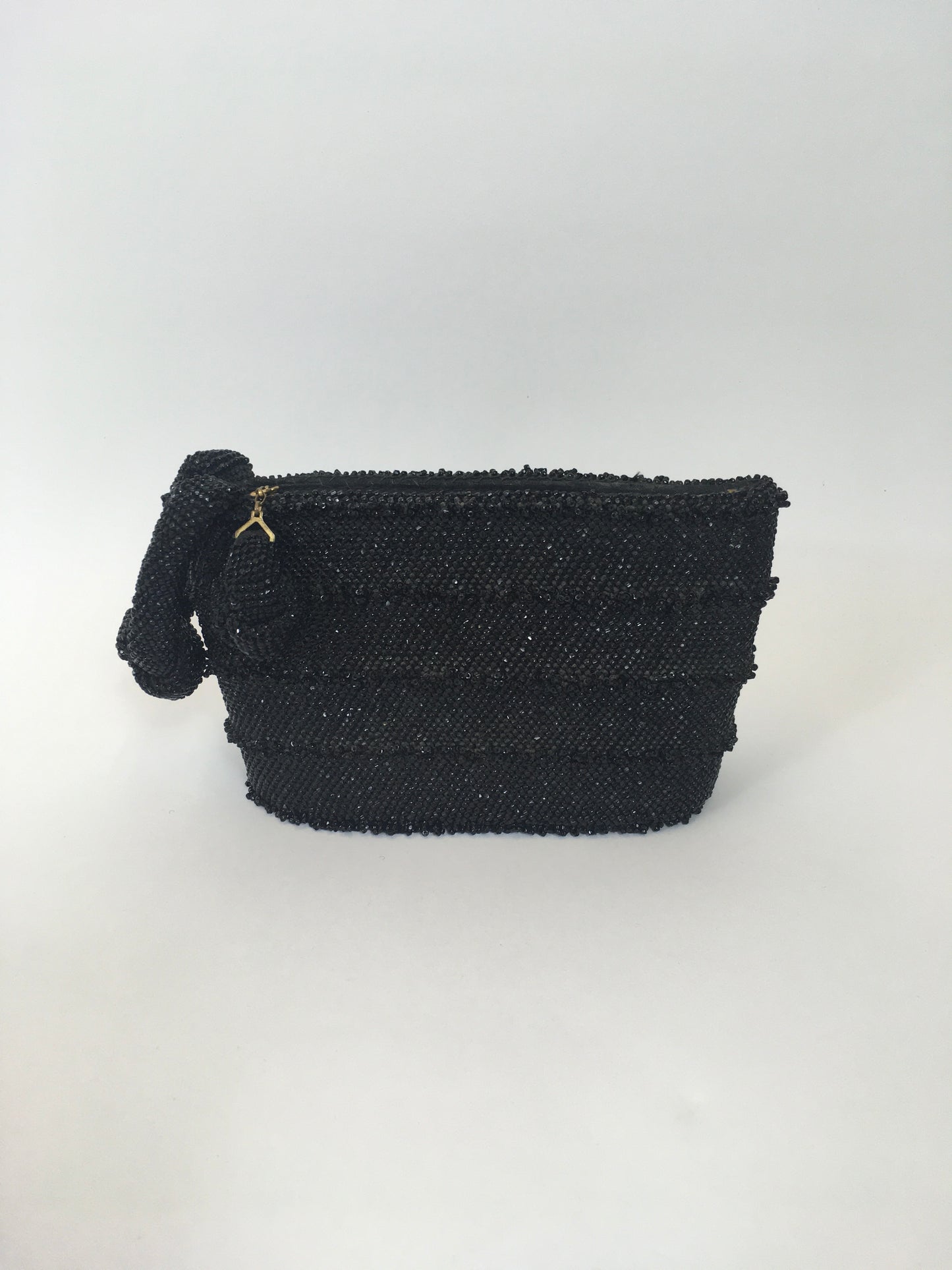Original Late 1940's Early 1950's Evening Bag - Made From Bugle Beads