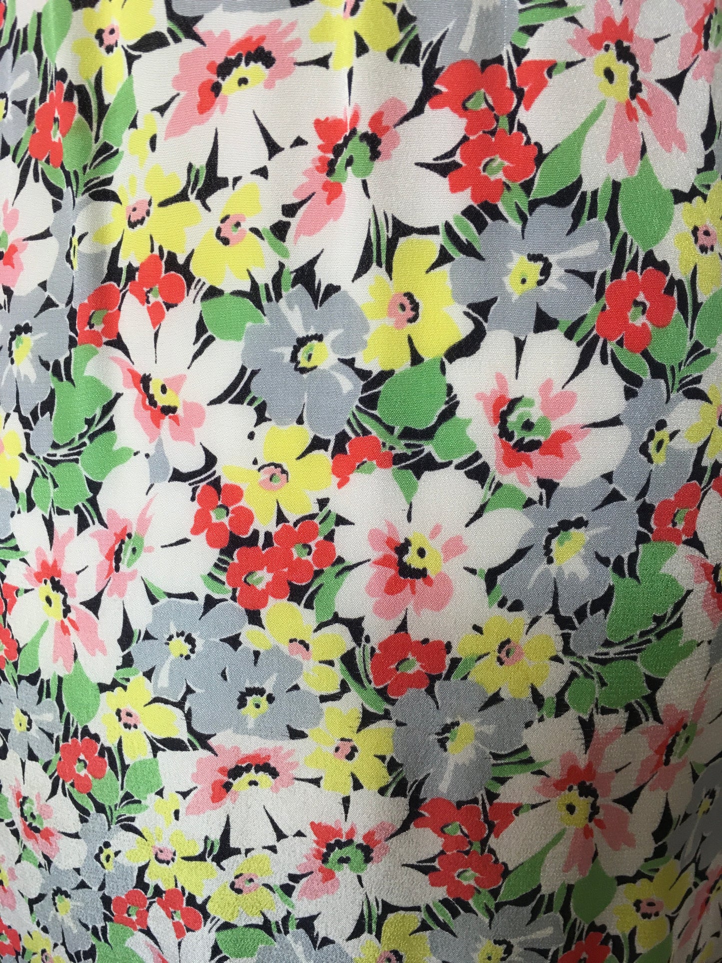 Original 1930s Darling Day Dress In English Meadow Print Selling As Is - Festival of Vintage Fashion Show Exclusive