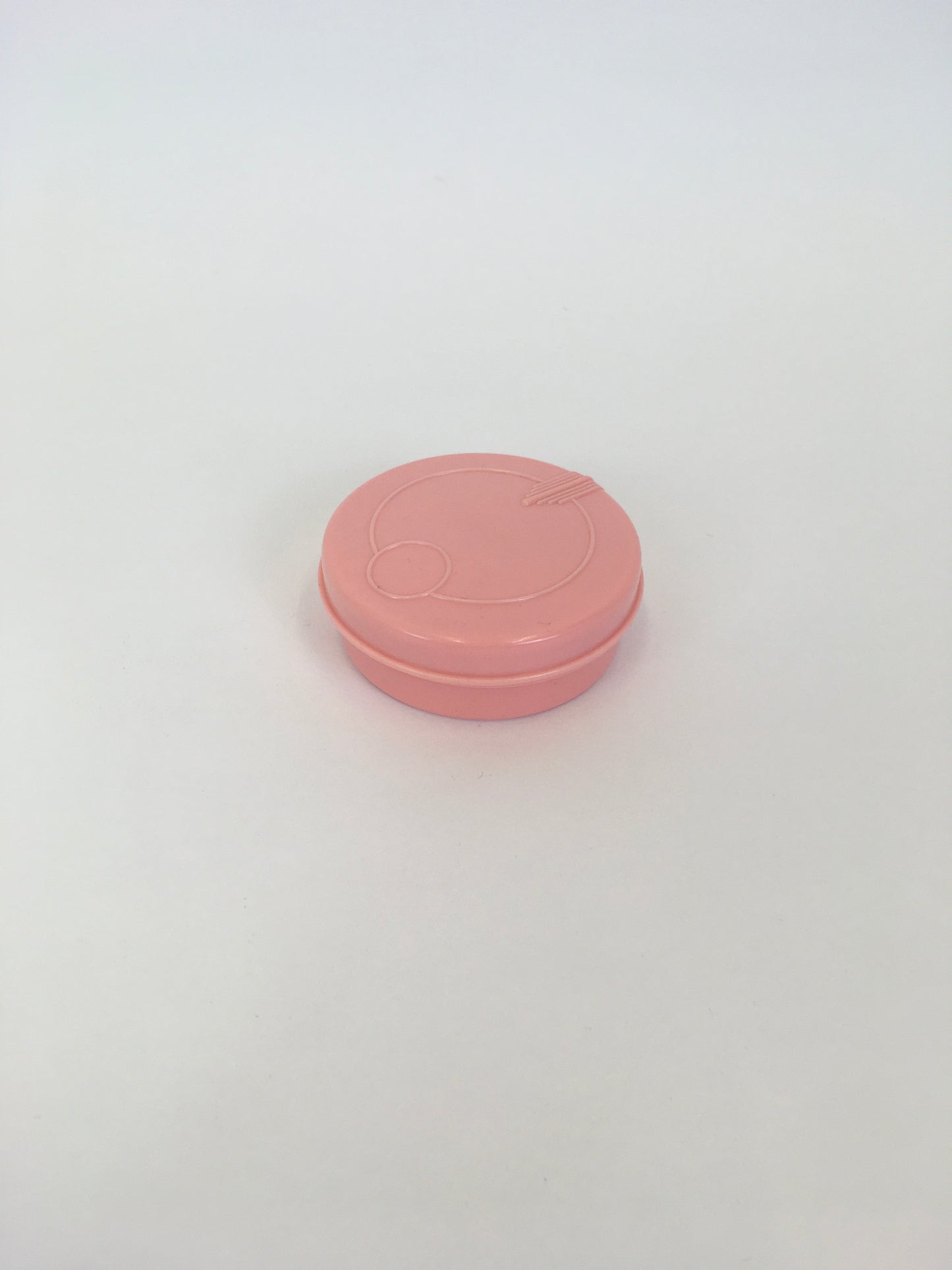 Original 1930’s / 1940’s Celluloid Vanity Pot - In A Soft Powdered Pink Perfect For A Vintage Vanity