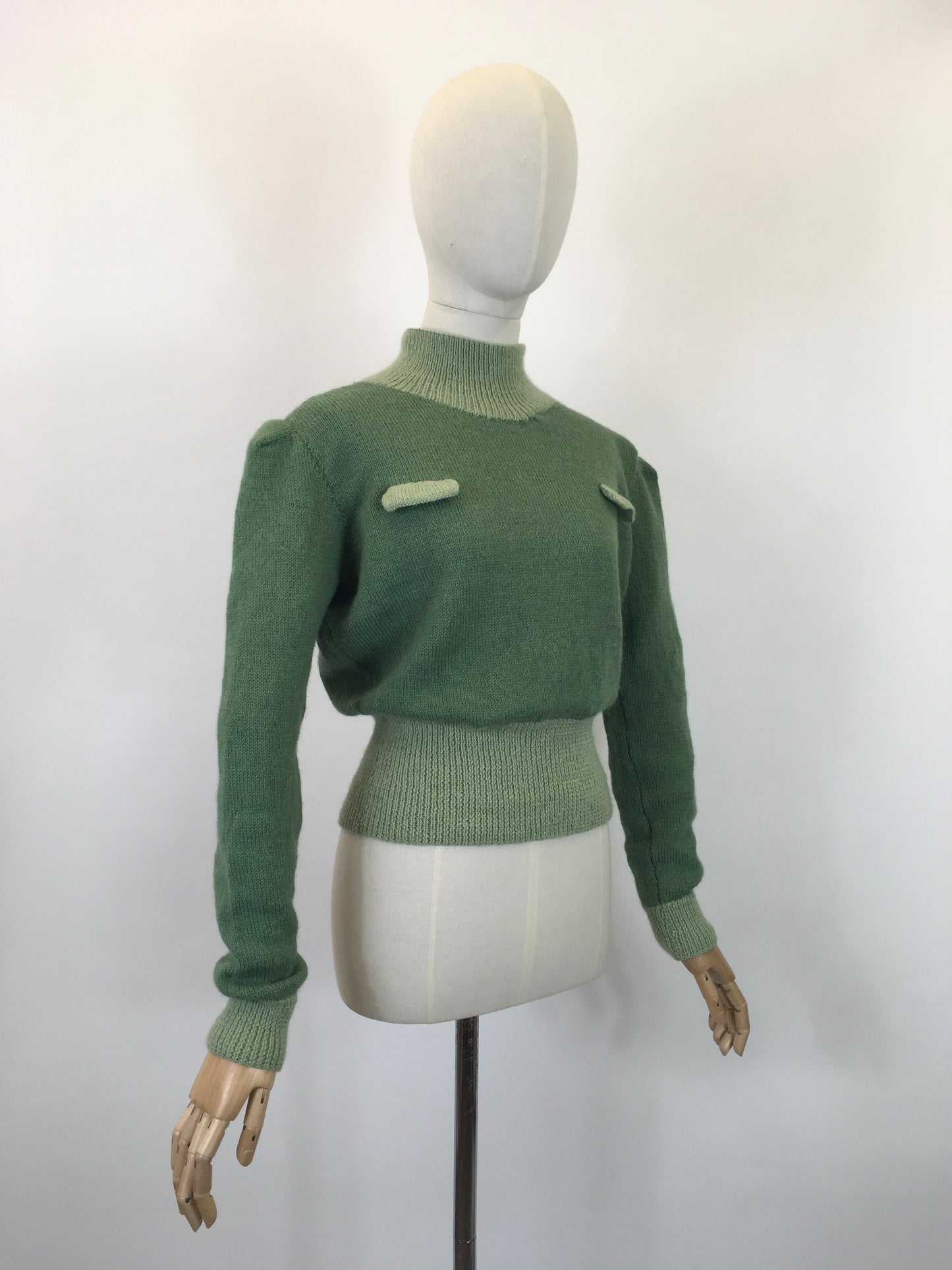 Recently Handknitted by ‘ Linda Boddison’ - Original 1940’s Reproduction Knitwear