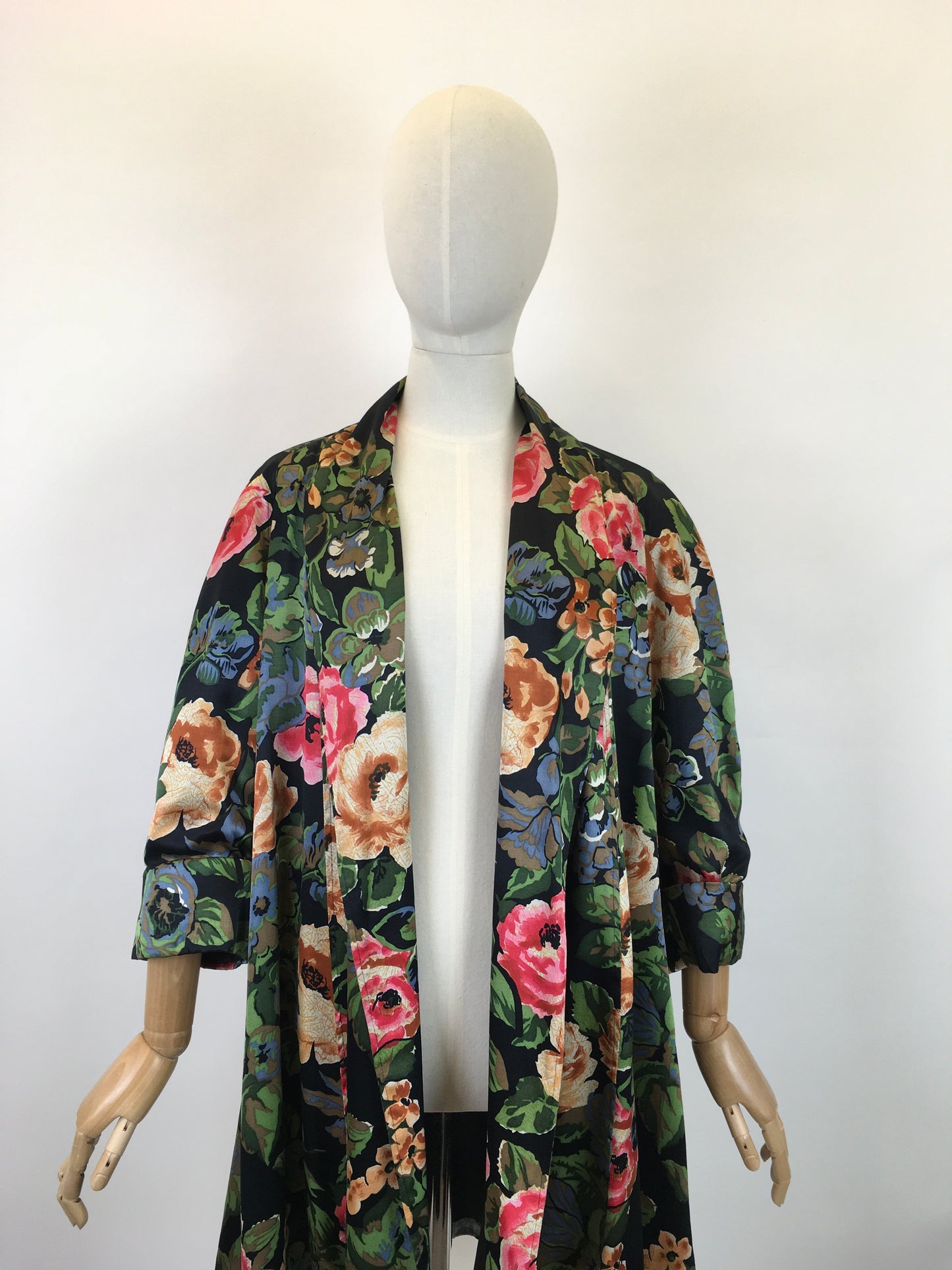Original 1950’s SENSATIONAL ‘ Peter French’ Swagger Jacket - In Floral Bloom