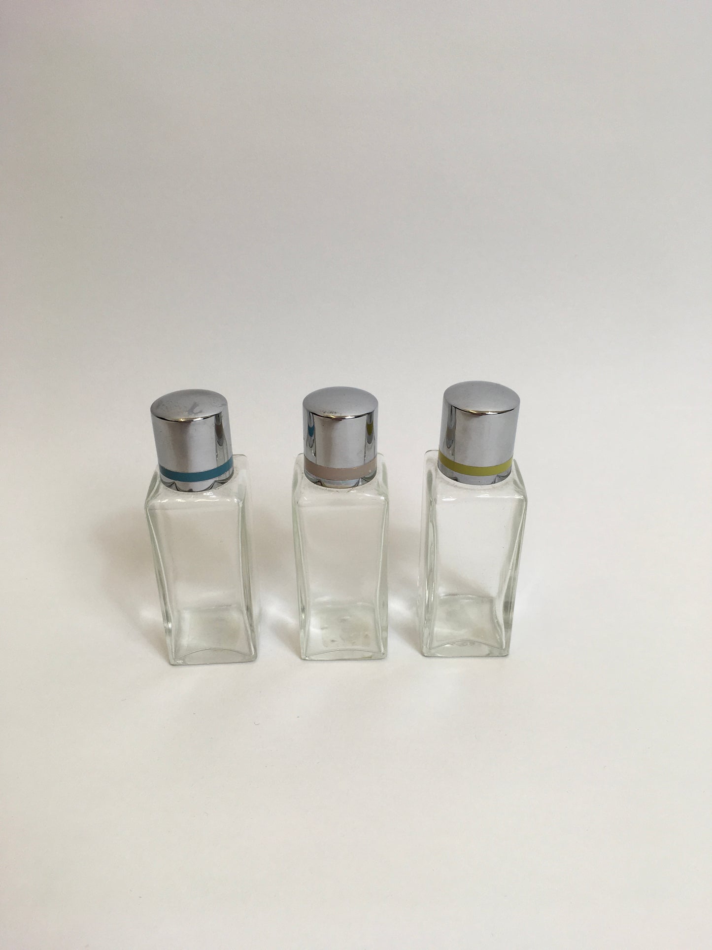 Original late 1930’s early 1940’s set of 3 Vanity Bottles - Great for the Dressing Table