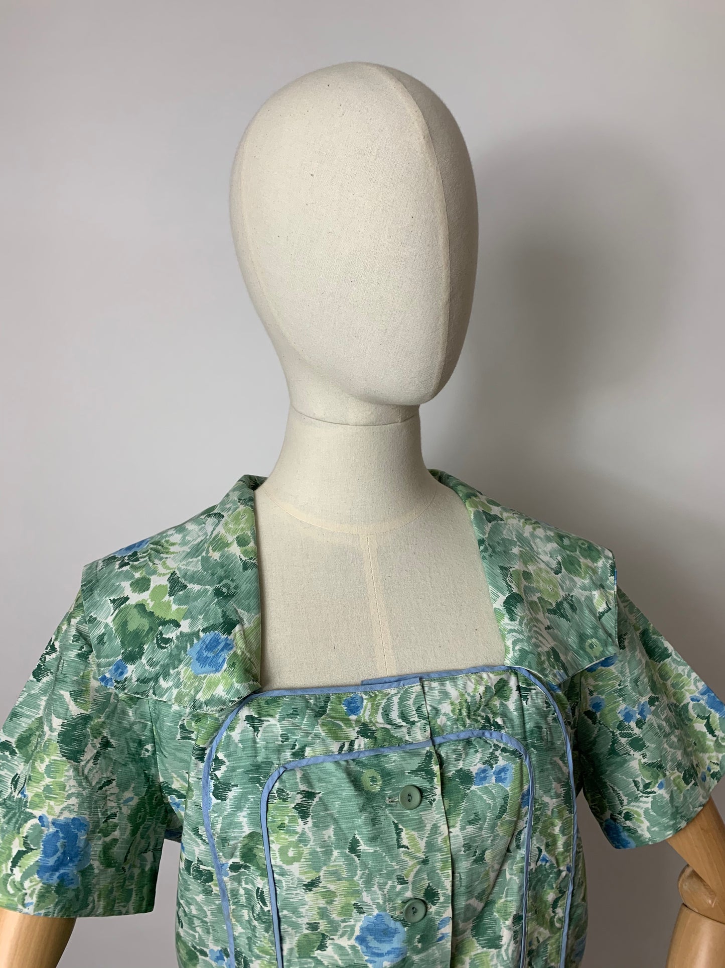 Original 1950s Horrockses Fashions Jacket / Bolero - In a Lovely Summertime Floral