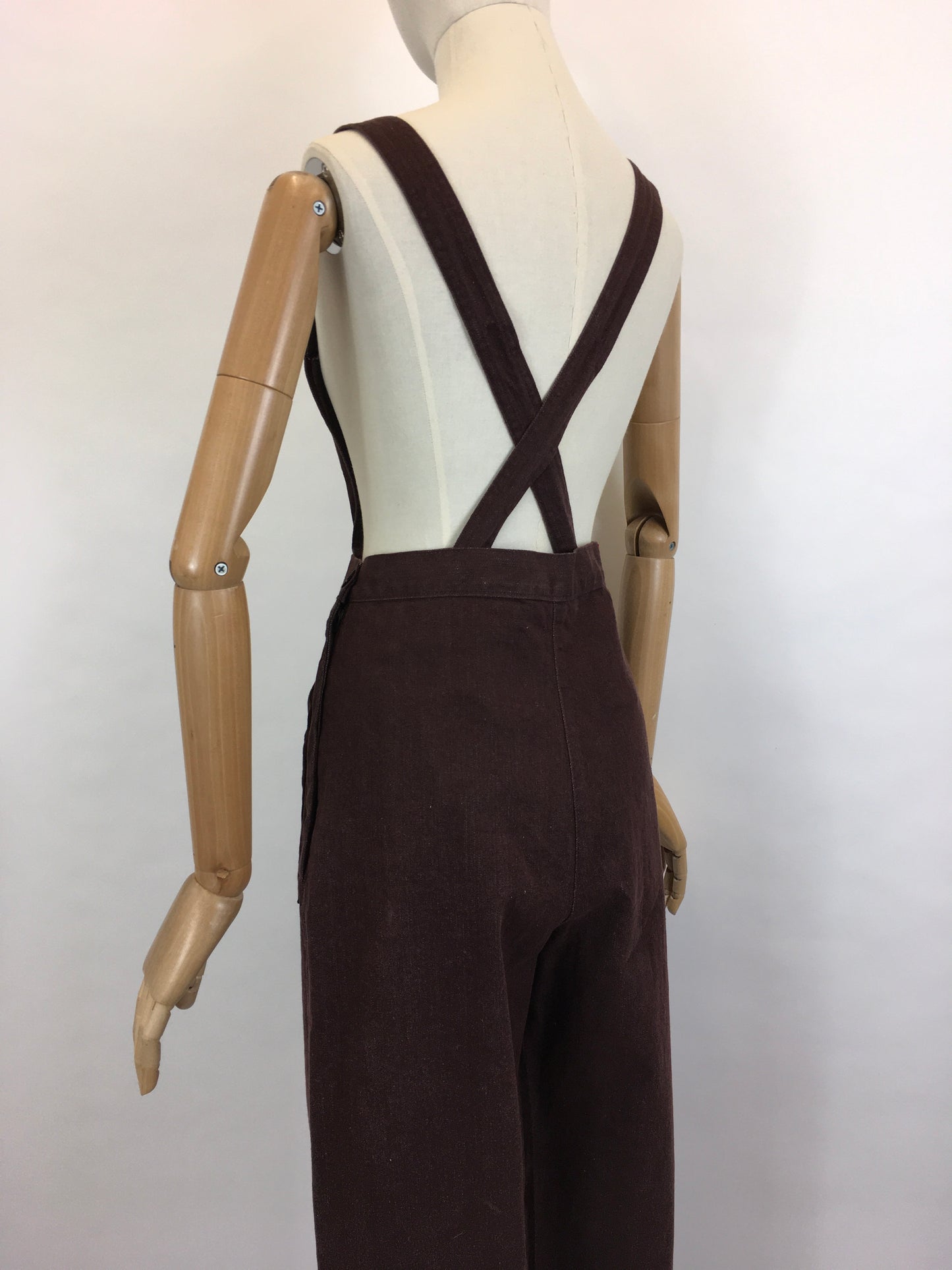 Freddie’s Of Pinewood - Home Companion Dungarees In Brown