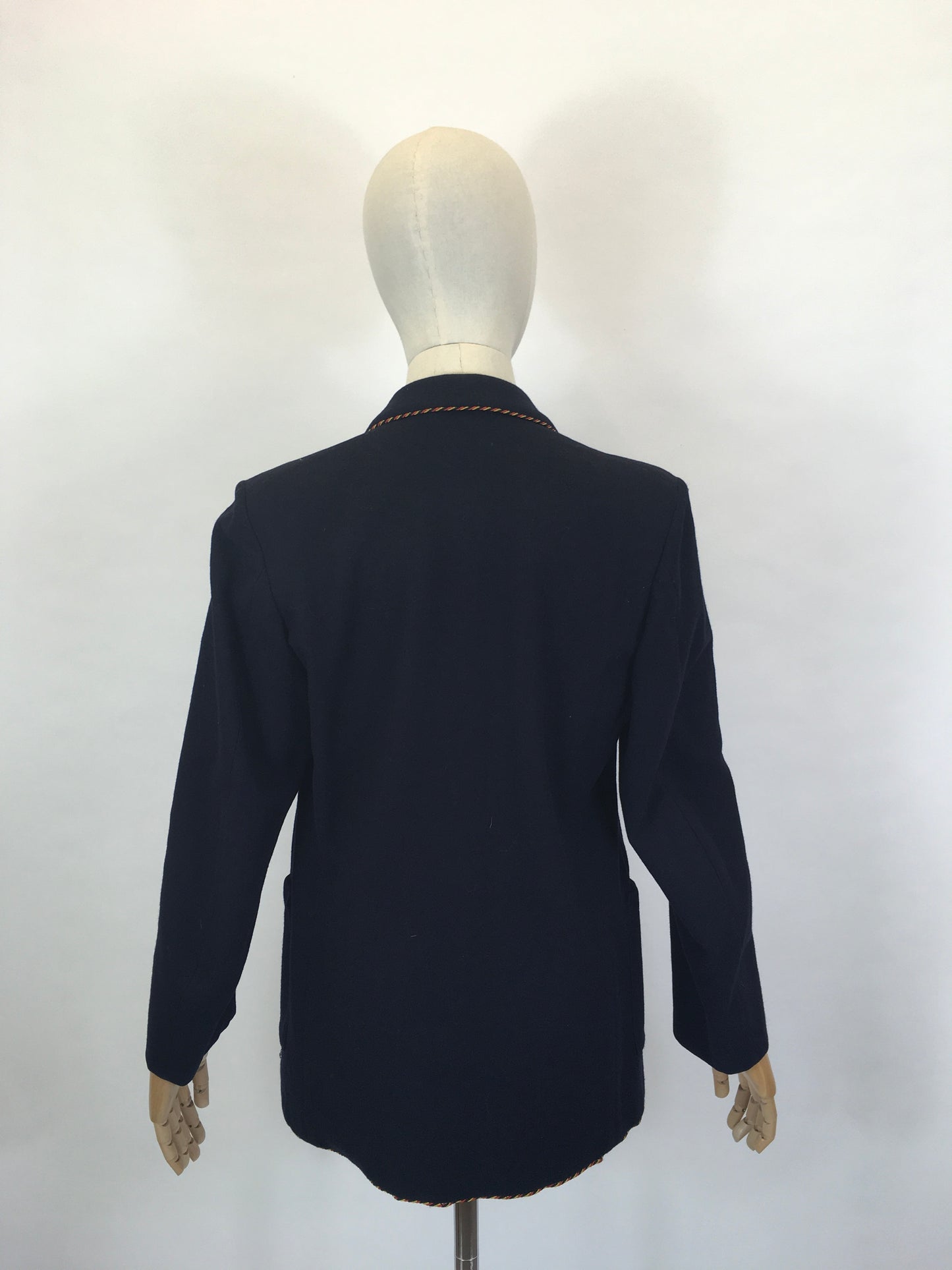 Original School Blazer by ‘ Raymond Barnes’ - Finished With A Braided Trim