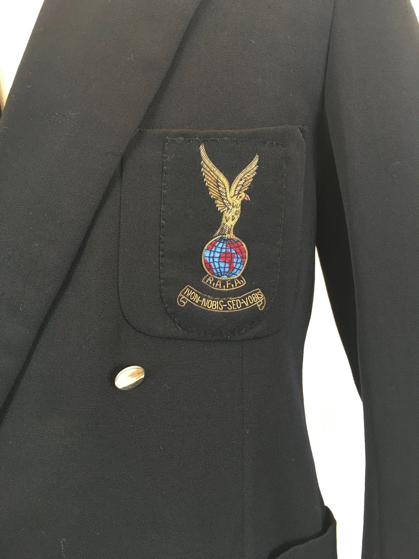 Original Gents Black Jacket by ‘ CWS Society Wear ‘ - Double Breasted with Strong Collar Lapels